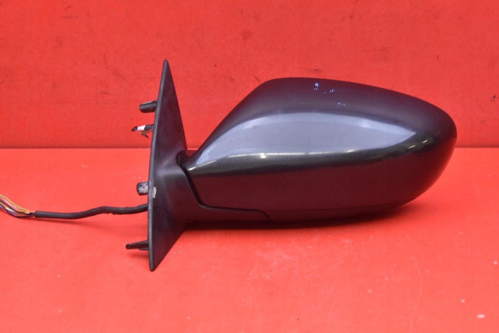 mirror left black, EU 014091 PEUGEOT 607 00-04 10 PIN