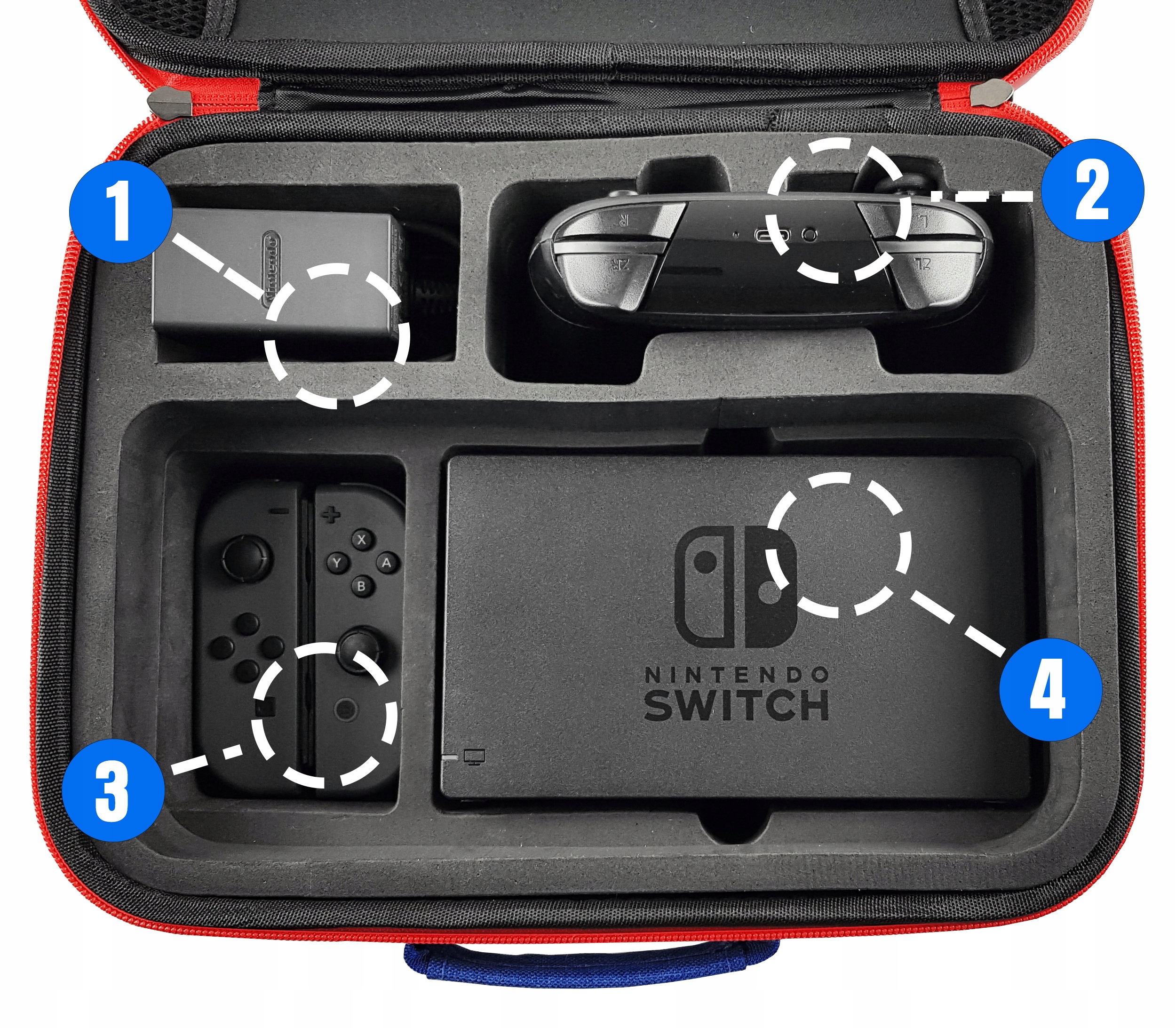ETUI CASE WALIZKA MARIO KUFER TORBA DO NINTENDO SWITCH V1 V2 OLED 2 w 1 Kod producenta Walizka Mario Super Bros.