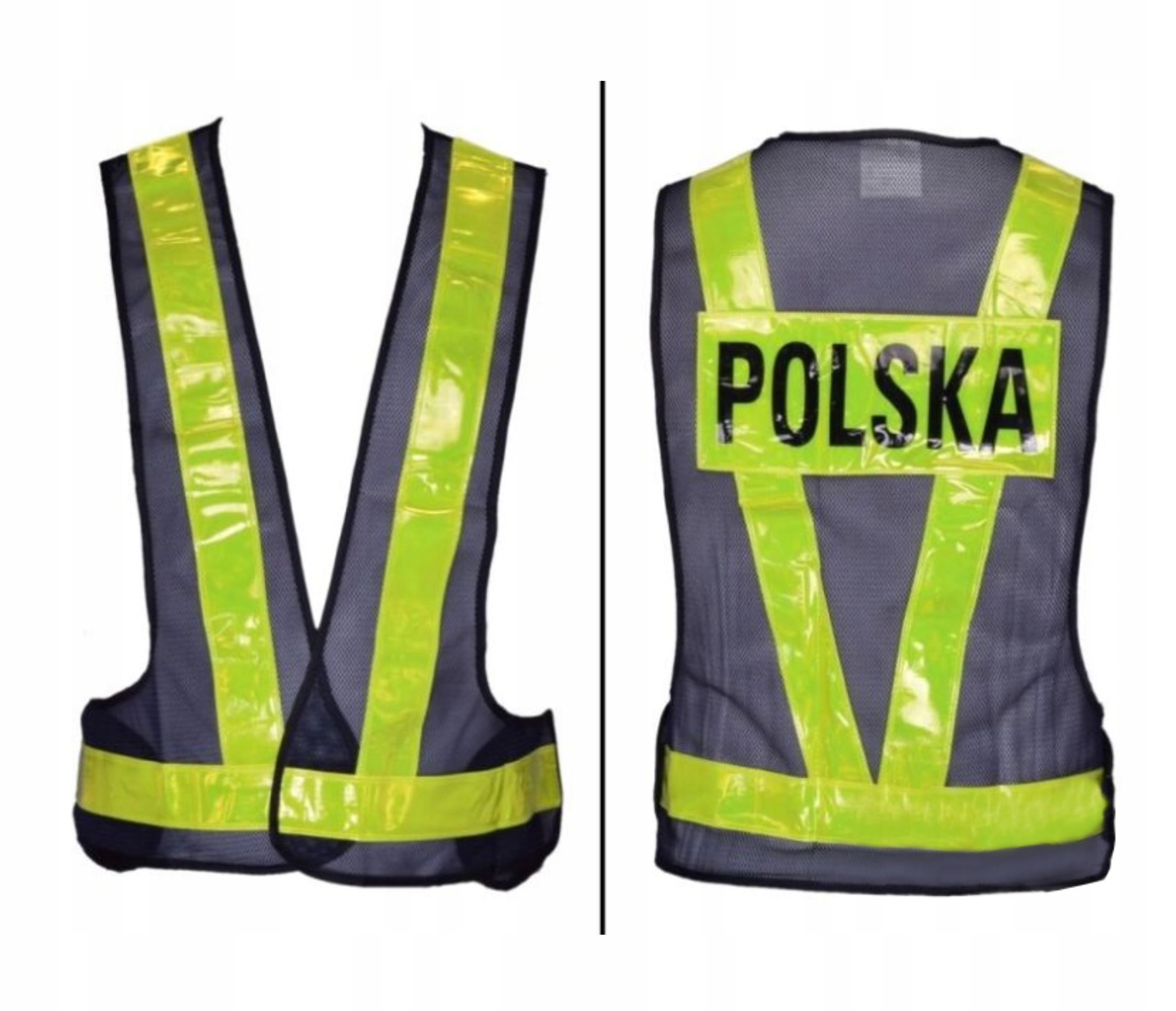 

Motocyklowa Kamizelka Odblaskowa Siatka Polska M