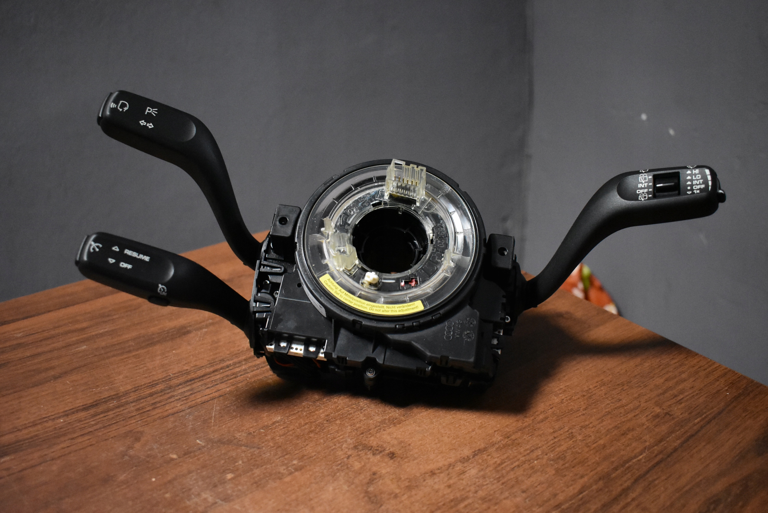 control ring module of the steering wheel below GRZANA steering wheel, PORSCHE MACAN 1