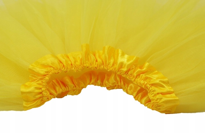 SPÓDNICZKA TIULOWA SPÓDNICA KOLORY 50cm ŻÓŁTA Marka inna