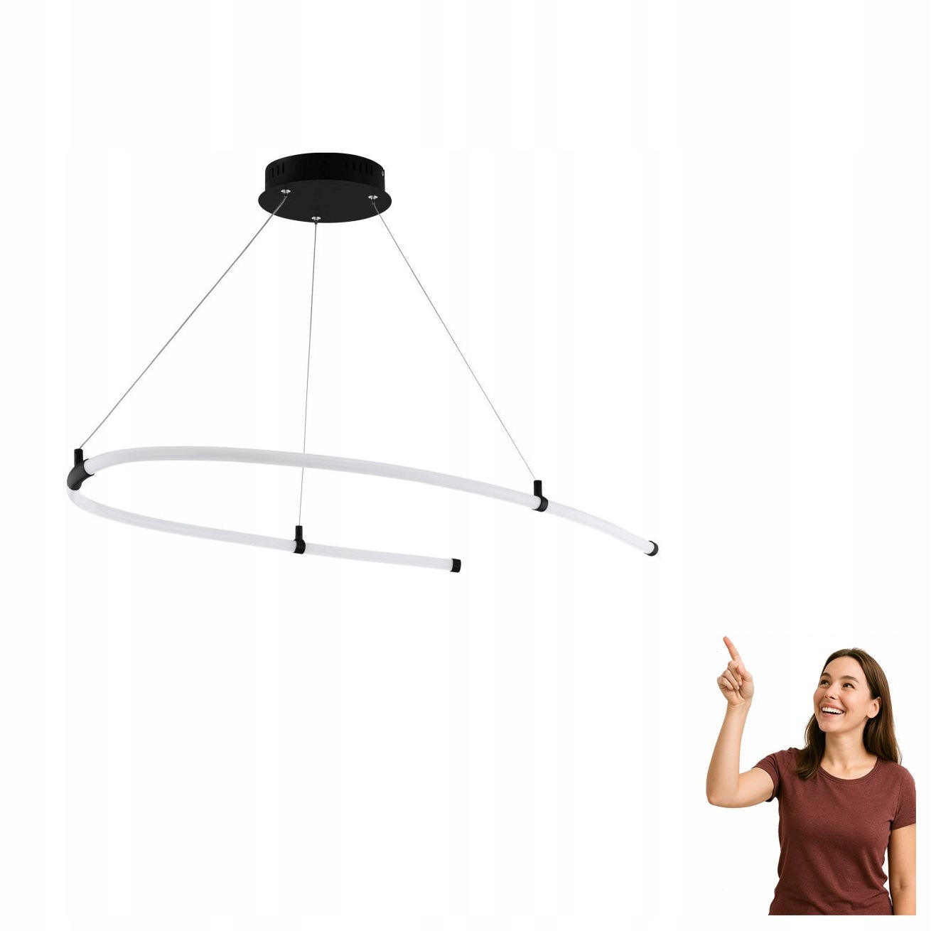 Závesná Led lampa 27W Alamedilla 99429 Eglo