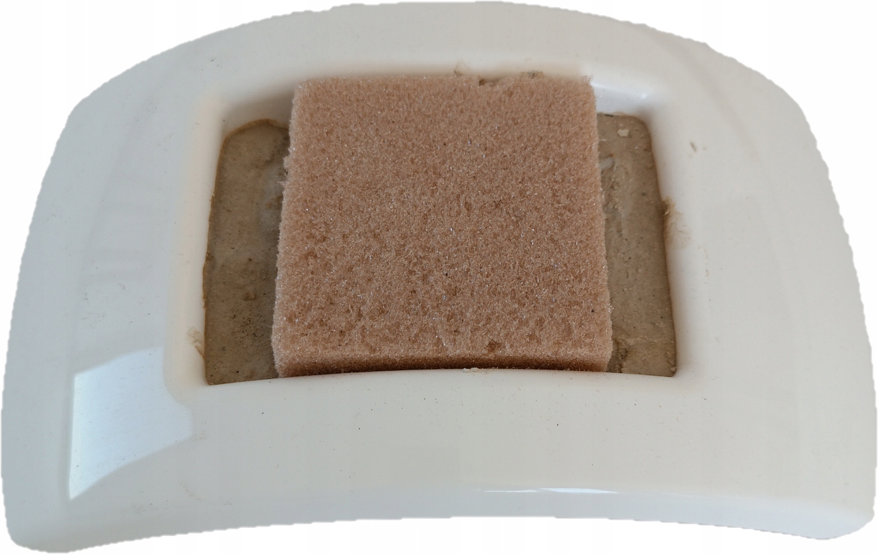 BAZA POD STROIKI OBCIĄŻONA Z OASIS CEMENCIAK IKEBANA 1 BIAŁA KWIATY Marka inna