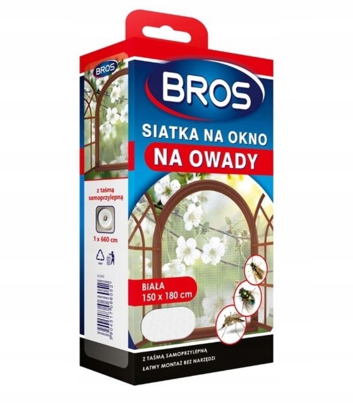 

Moskitiera Siatka na Okno 150x180 Biała .: Bros :.