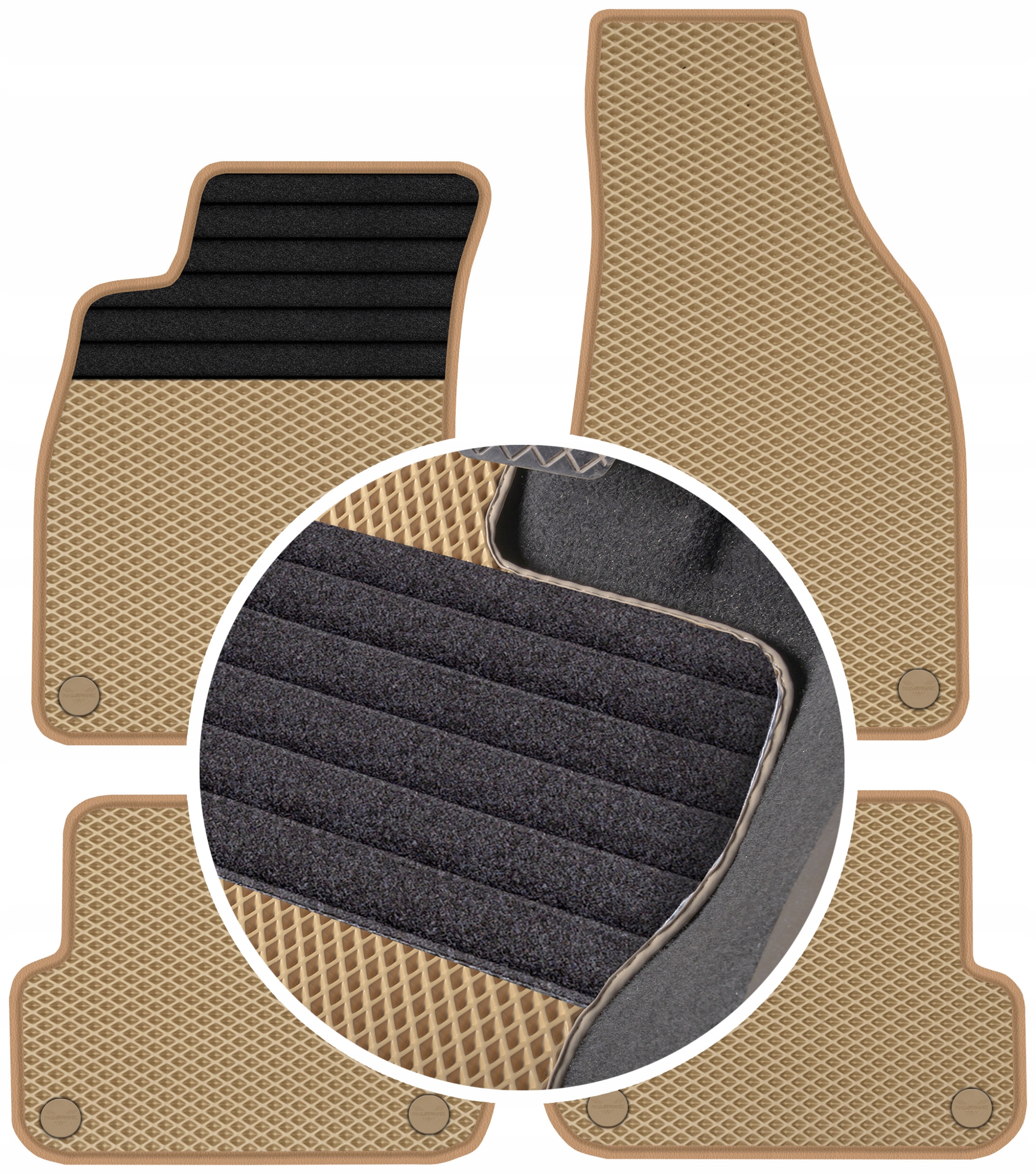 Seat Exeo 2008-2013 Gumové rohože do auta Eva