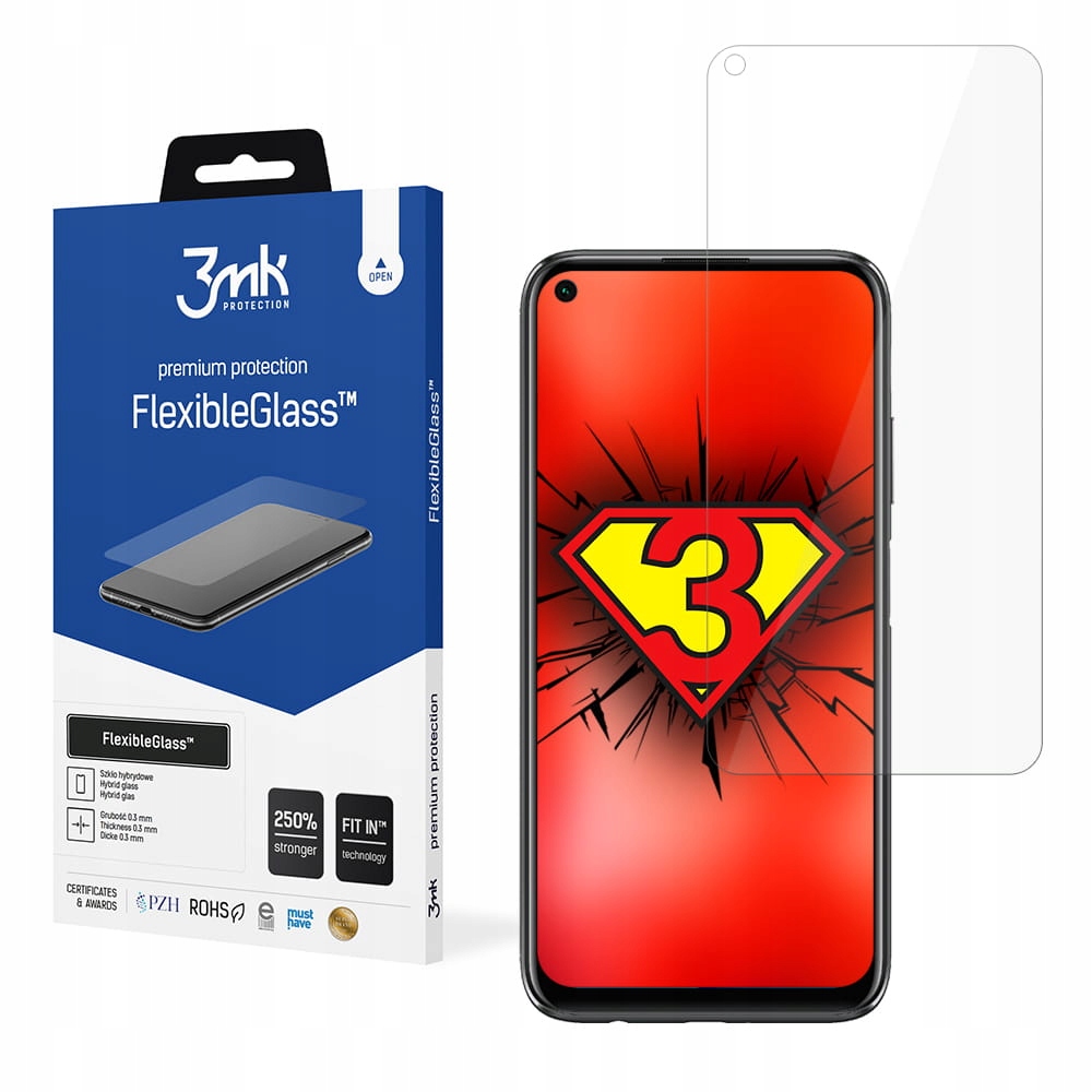 

Szkło Hybrydowe Szybka Ekran 3MK Fg do Hw P40 Lite