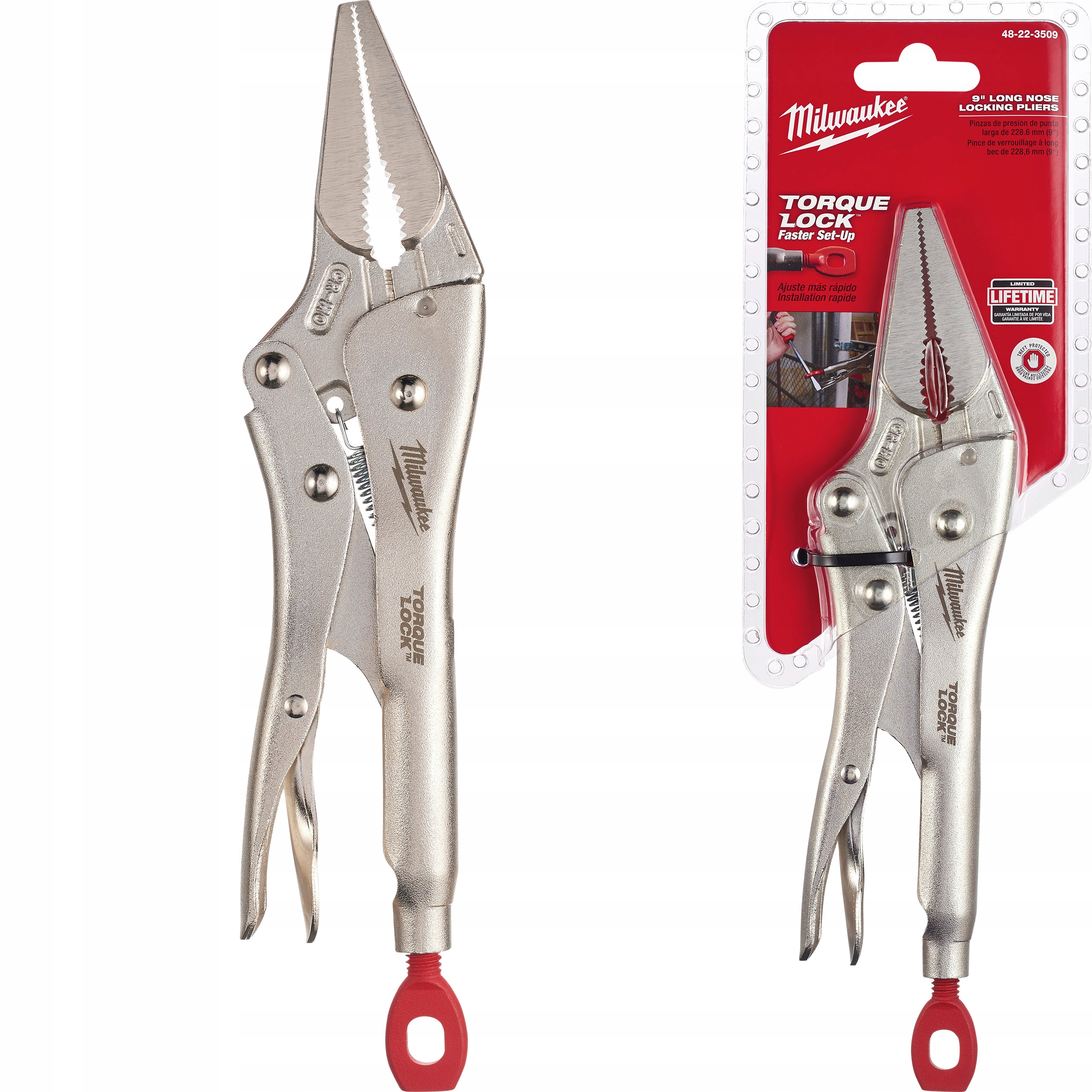 

Szczypce zaciskowe z długim nosem 9" 228,6mm