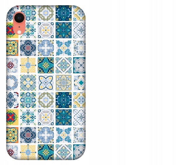 

Etui pokrowiec iPhone Xr Mozaika kafelki majolika
