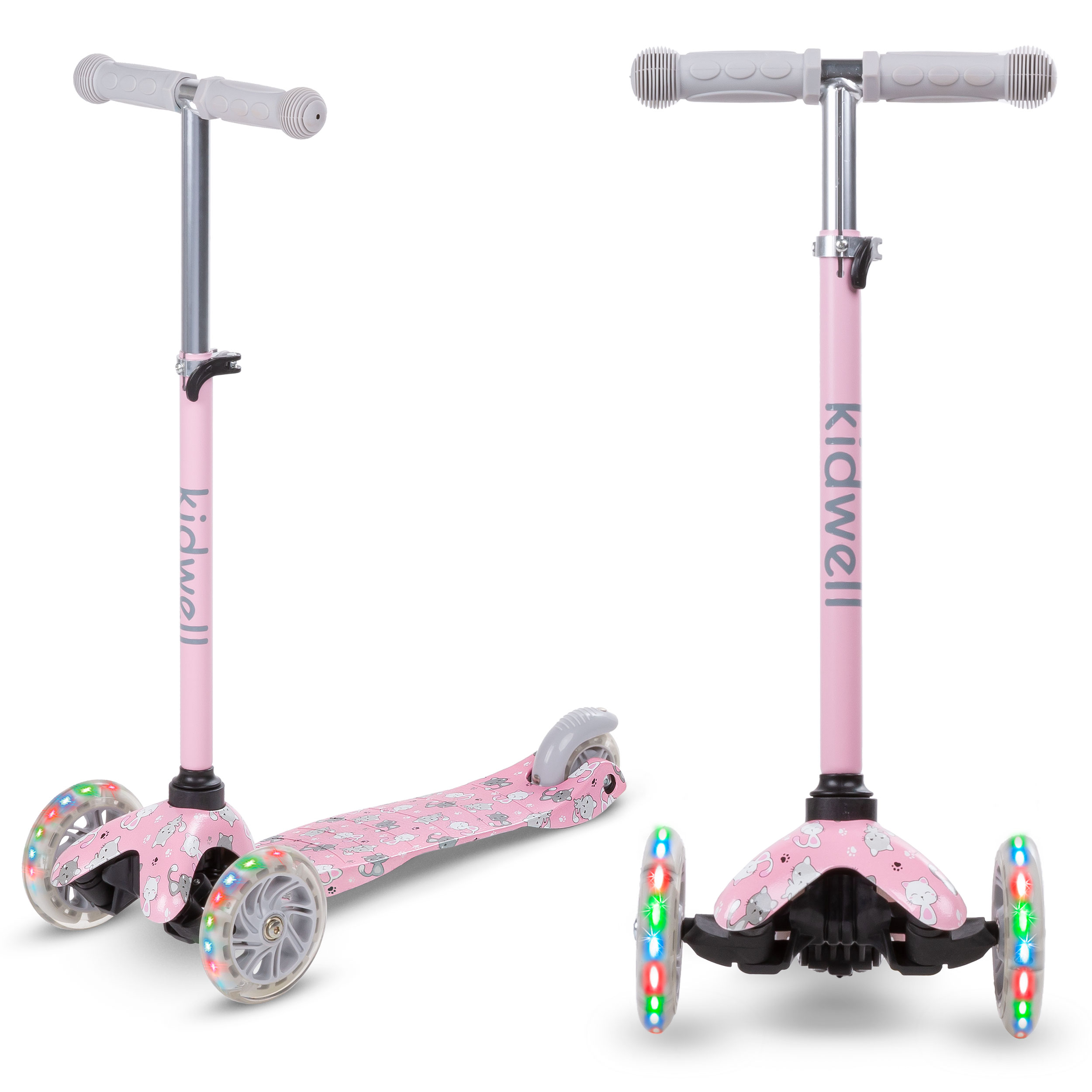 HULAJNOGA TRÓJKOŁOWA Kidwell UNO Cats Kolor Różowy