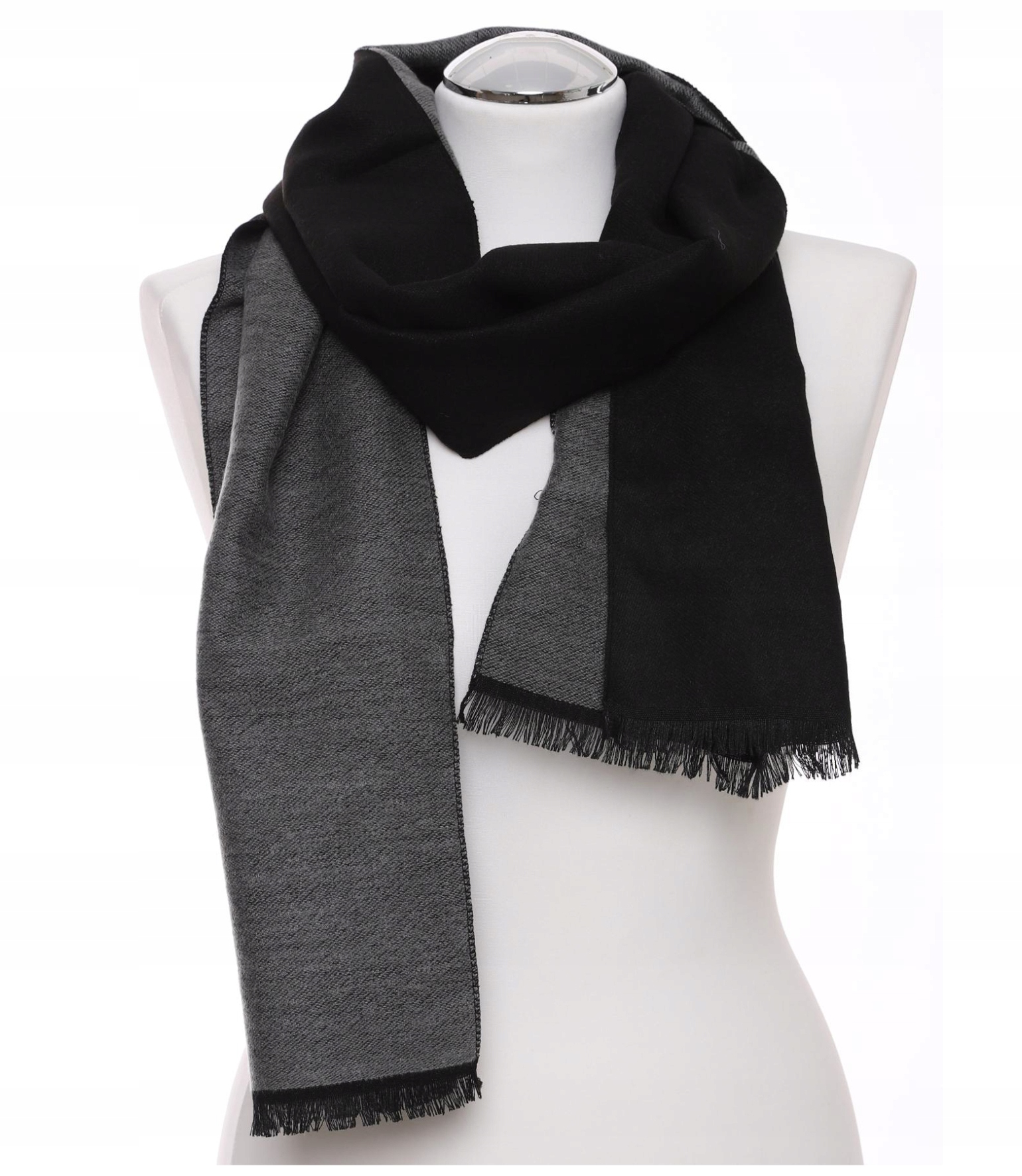 Długi Szal Męski Elegancki Dwustronny MORAJ