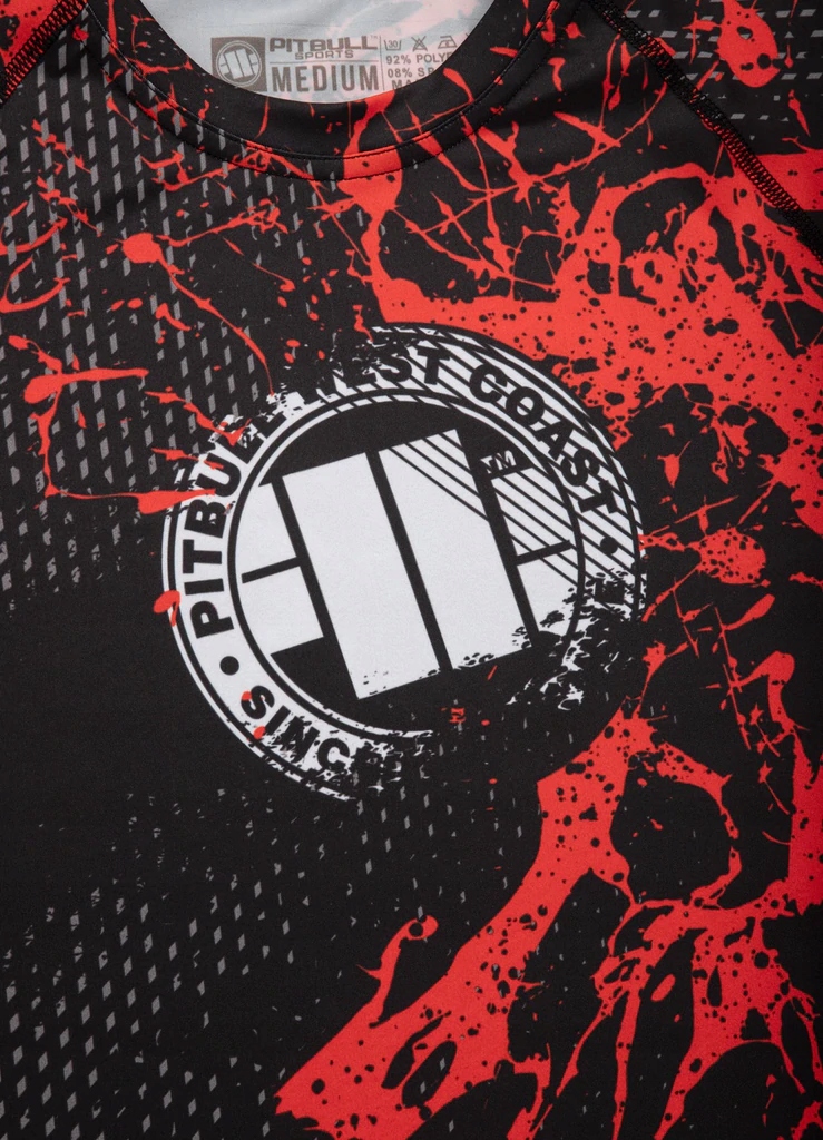 Pit Bull Rashguard Blood Dog Shortsleeve XXL Rozmiar XXL