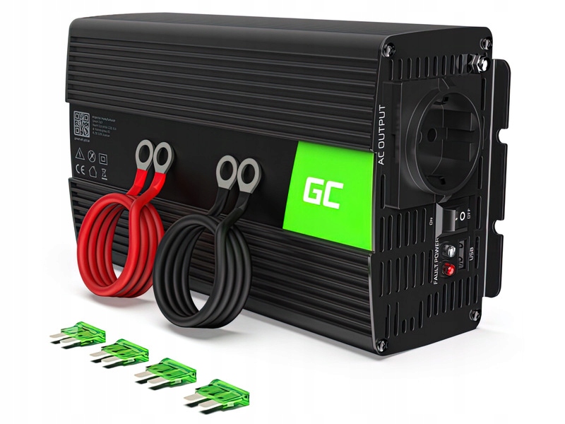 

Przetwornica Green Cell 12V na 230V 1000W/2000W