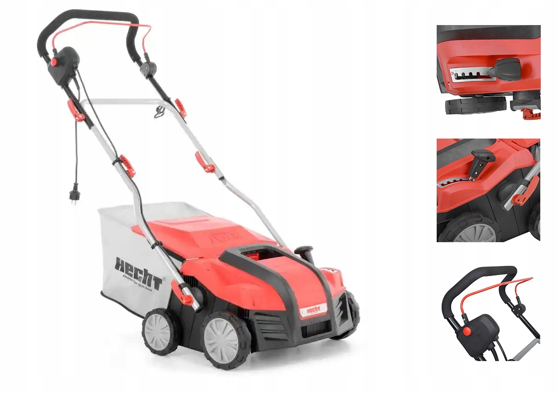 Aerator Wertykulator Elektryczny Do Traw HECHT1848/1884 2W1 1800W Dwa Wałki