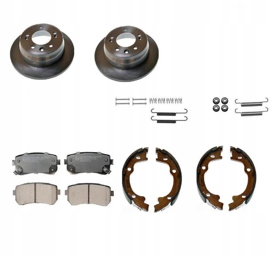 Kotouče Čelisti Hyundai I30 Kia Ceed I Pro Ceed Zadní Sada.