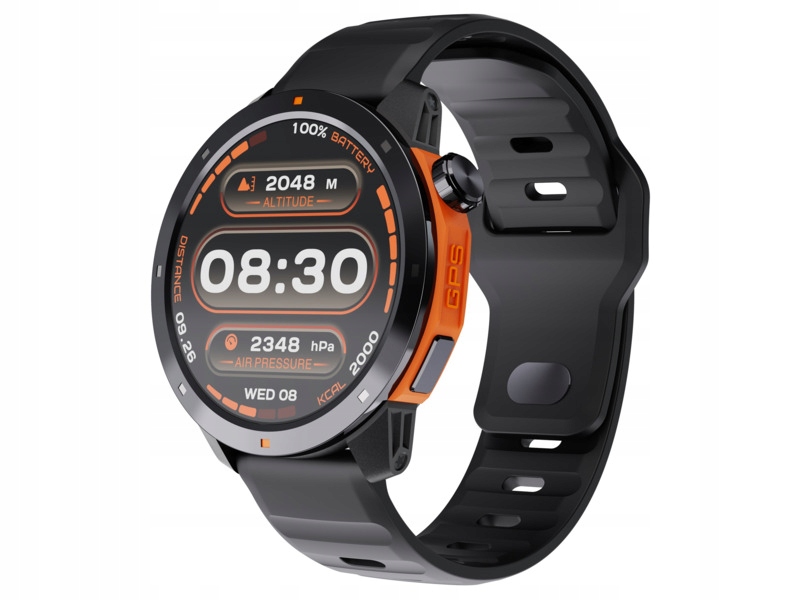 Smartwatch Kiano Watch Xtreme Czarno-pomarańczowy