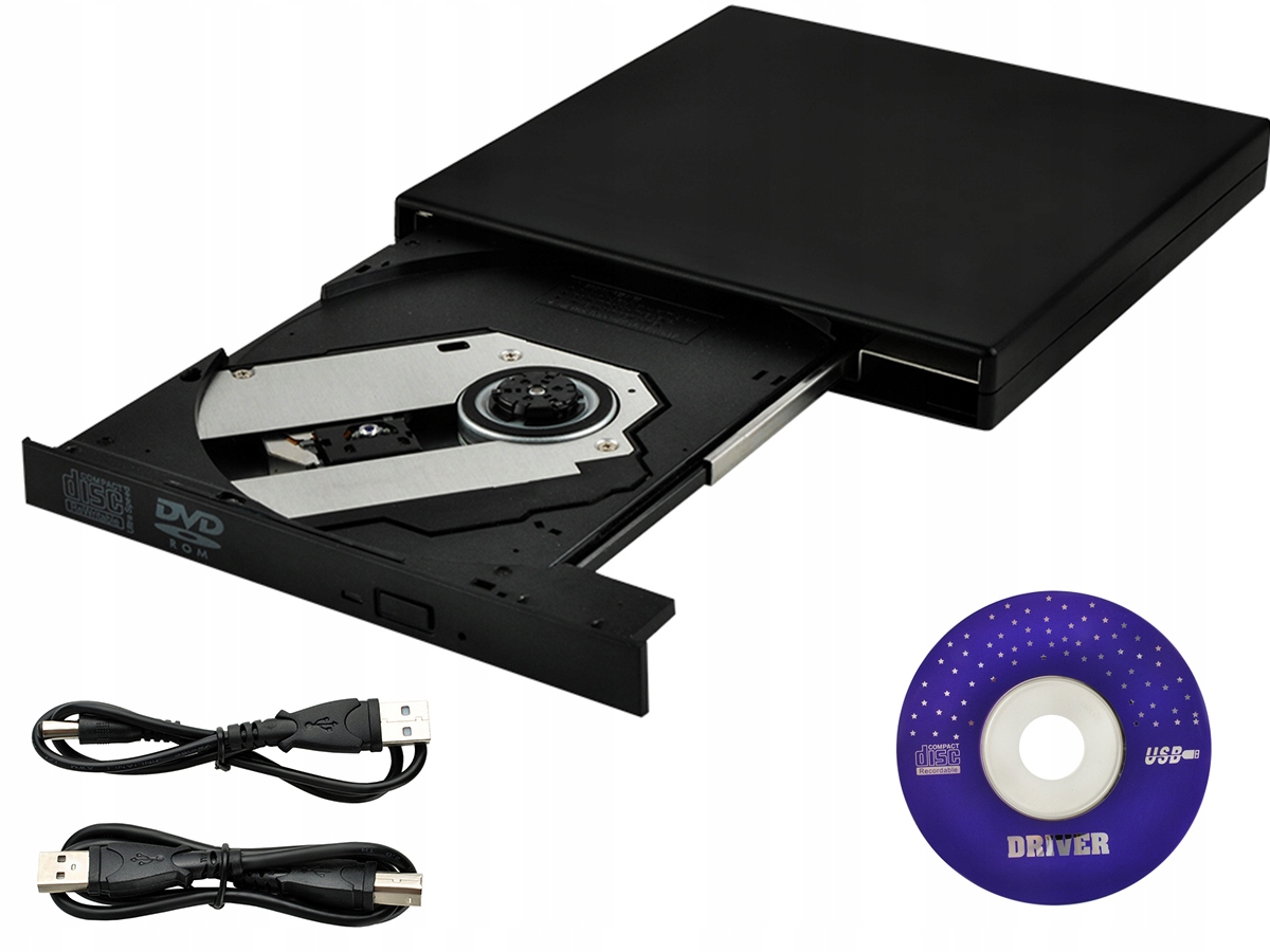 

Napęd Cd-r/rw/dvd-rom Nagrywarka Zewnętrzna Usb