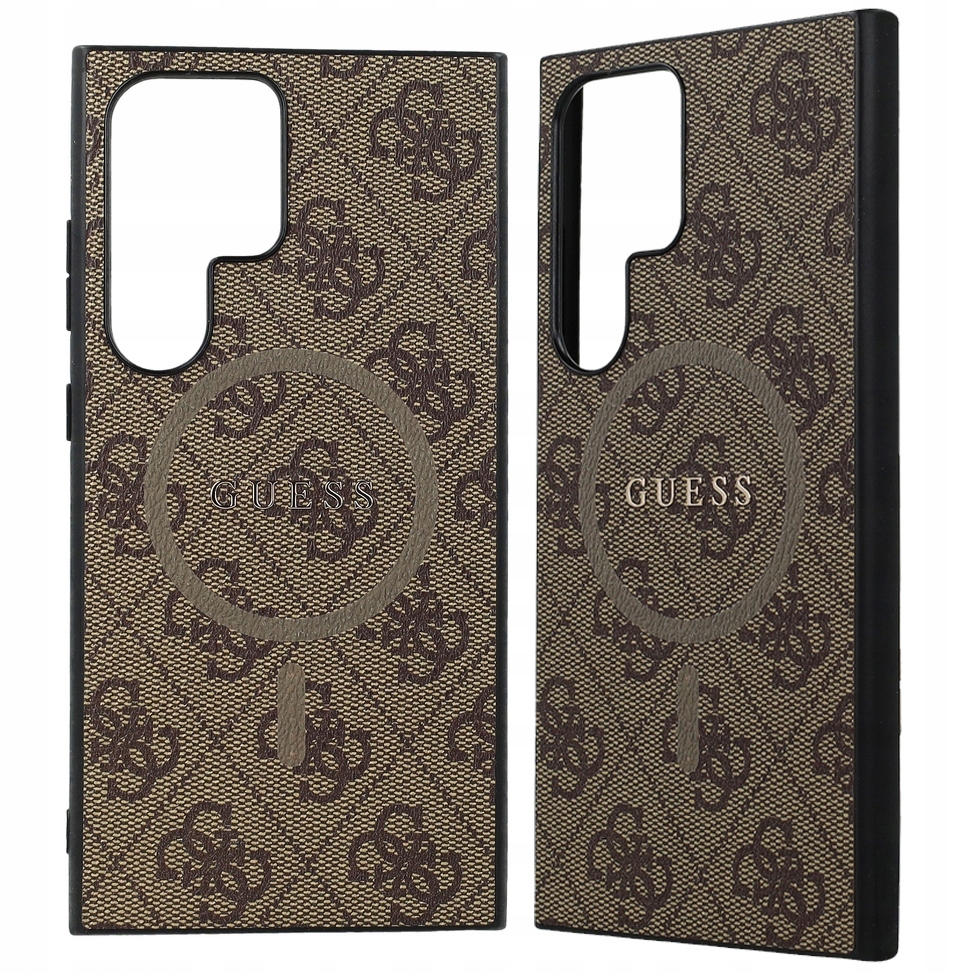 Pouzdro pro Galaxy S24 Ultra, pro MagSafe, Guess, elegantní pouzdro, kryt