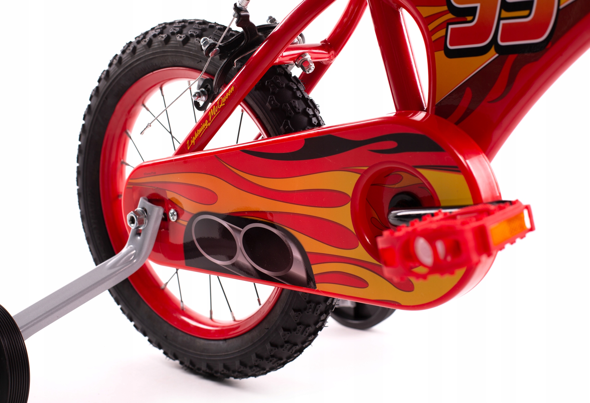 Rower dziecięcy Disney Cars Auta 14" czerwony Kolor Czerwony
