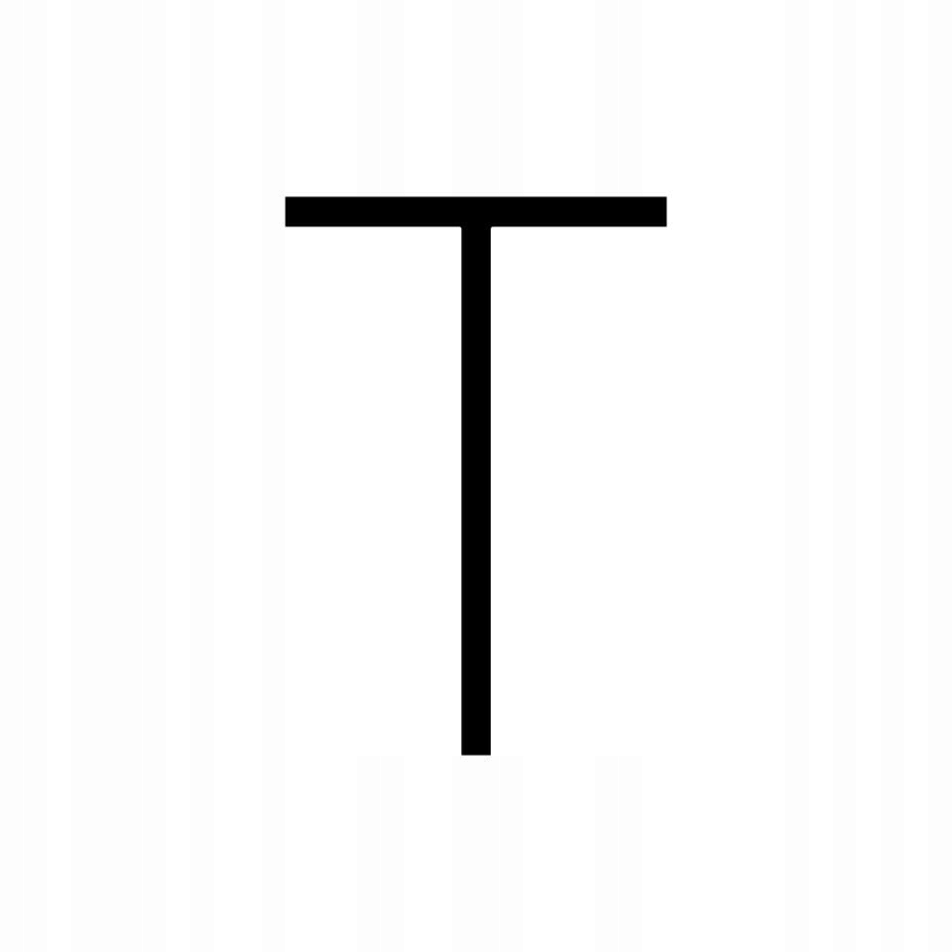 Artemide Alphabet of Light veľké písmeno T designové svietidlo 1201T00A