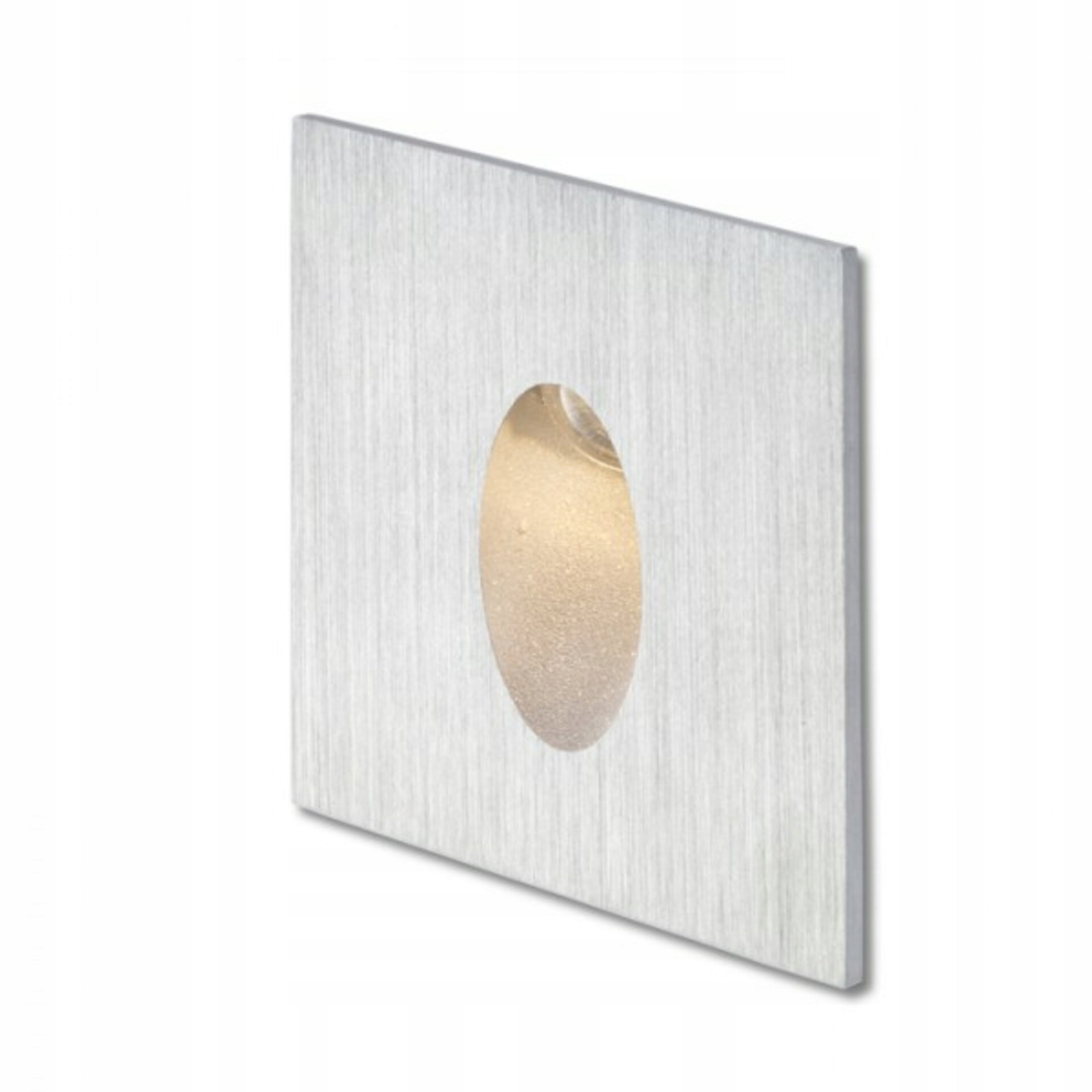 Zápustné Led svietidlo Rendl Elica Sq 3W IP54 česaný hliník 3000K 230V