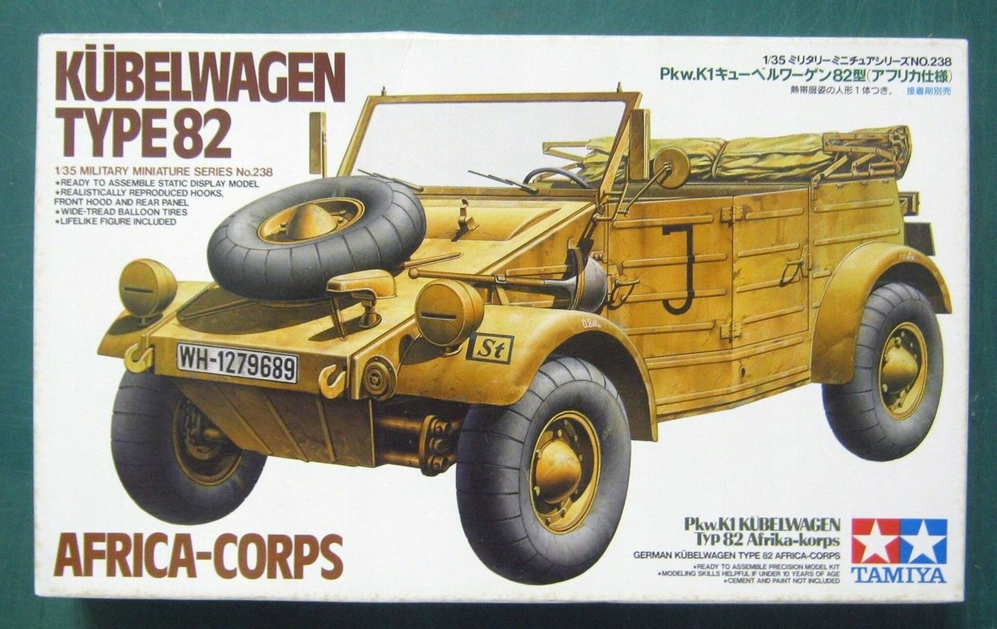 Německý typ 82 Kuebelwagen Tamiya 35238 1:35