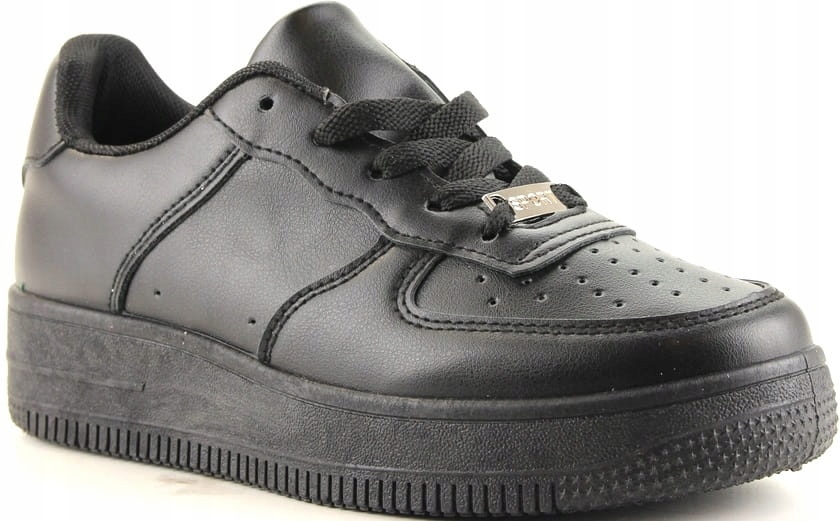 CZARNE SNEAKERSY BUTY SPORTOWE DAMSKIE MODNE 39 Długość wkładki 25 cm