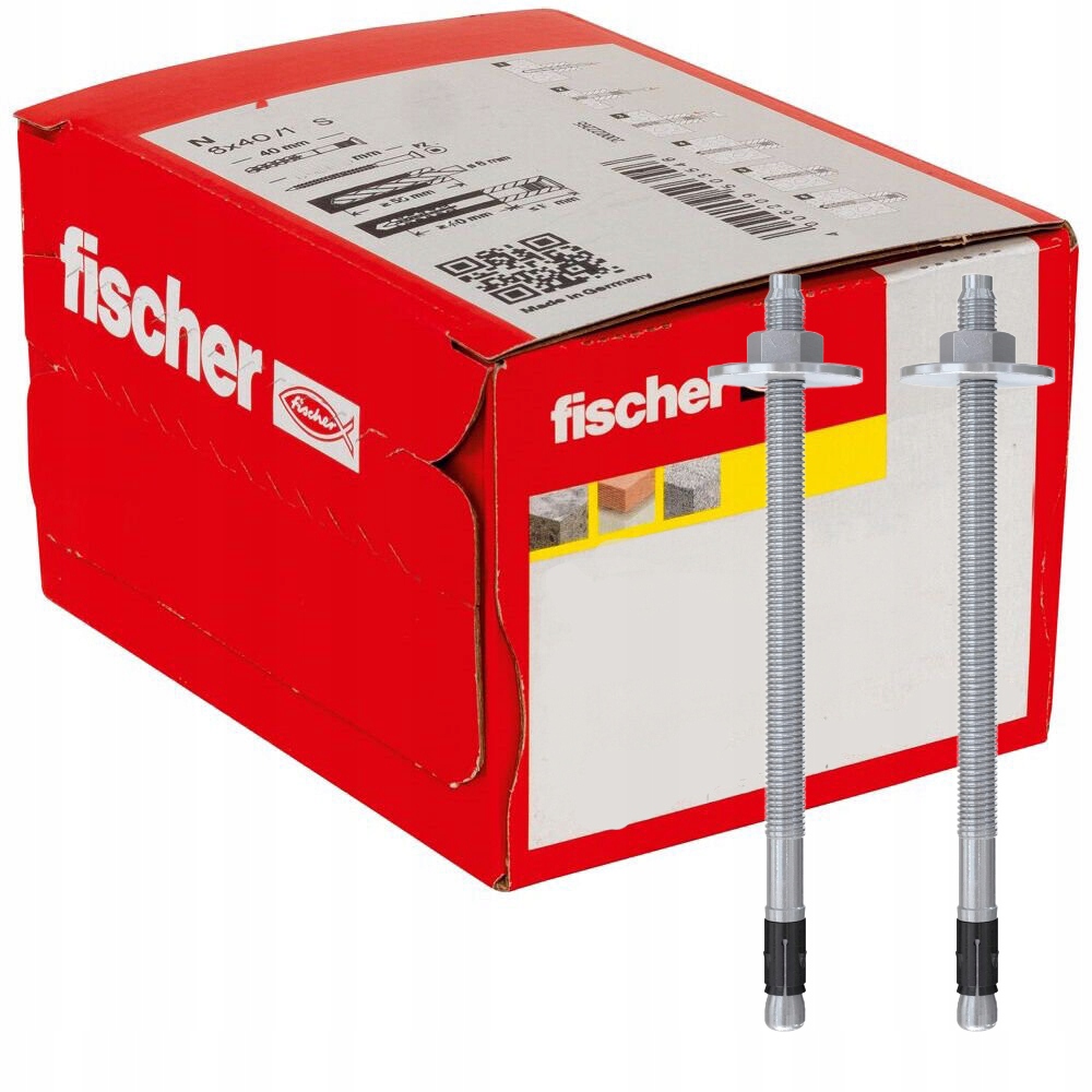 Fischer Kotva čapová Faz II+ 8/10 Gs Zp galvanicky pozinkovaná 50ks