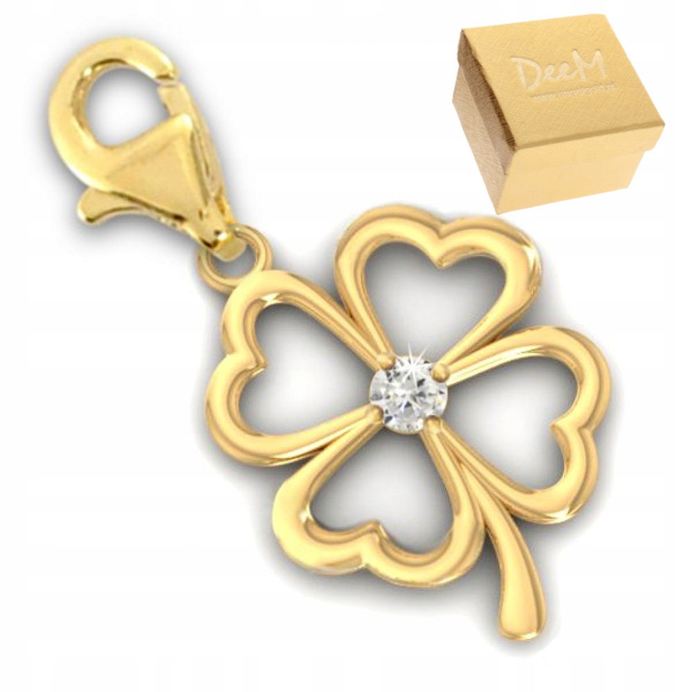

Charms Czterolistna Koniczynka Ze Złota 585