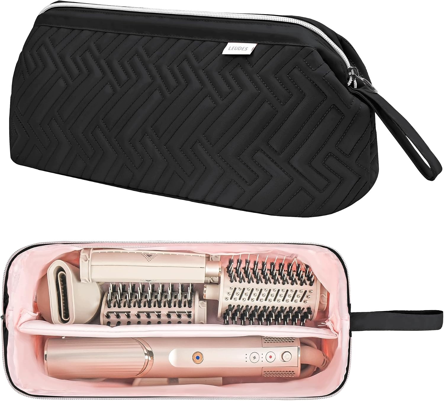 Czarna kosmetyczka podróżna 35 x 15 x 15 cm organizer na narzędzia