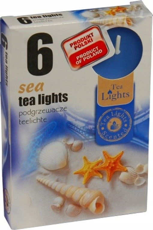

Tealight Podgrzewacze 6SZT Świeczki Sea 267