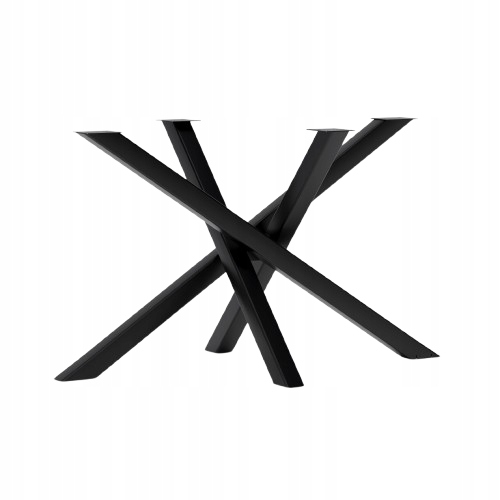 Kovová Noha Kovová Na Stôl Stola Pavúk Loft Čierna Nastaviteľná