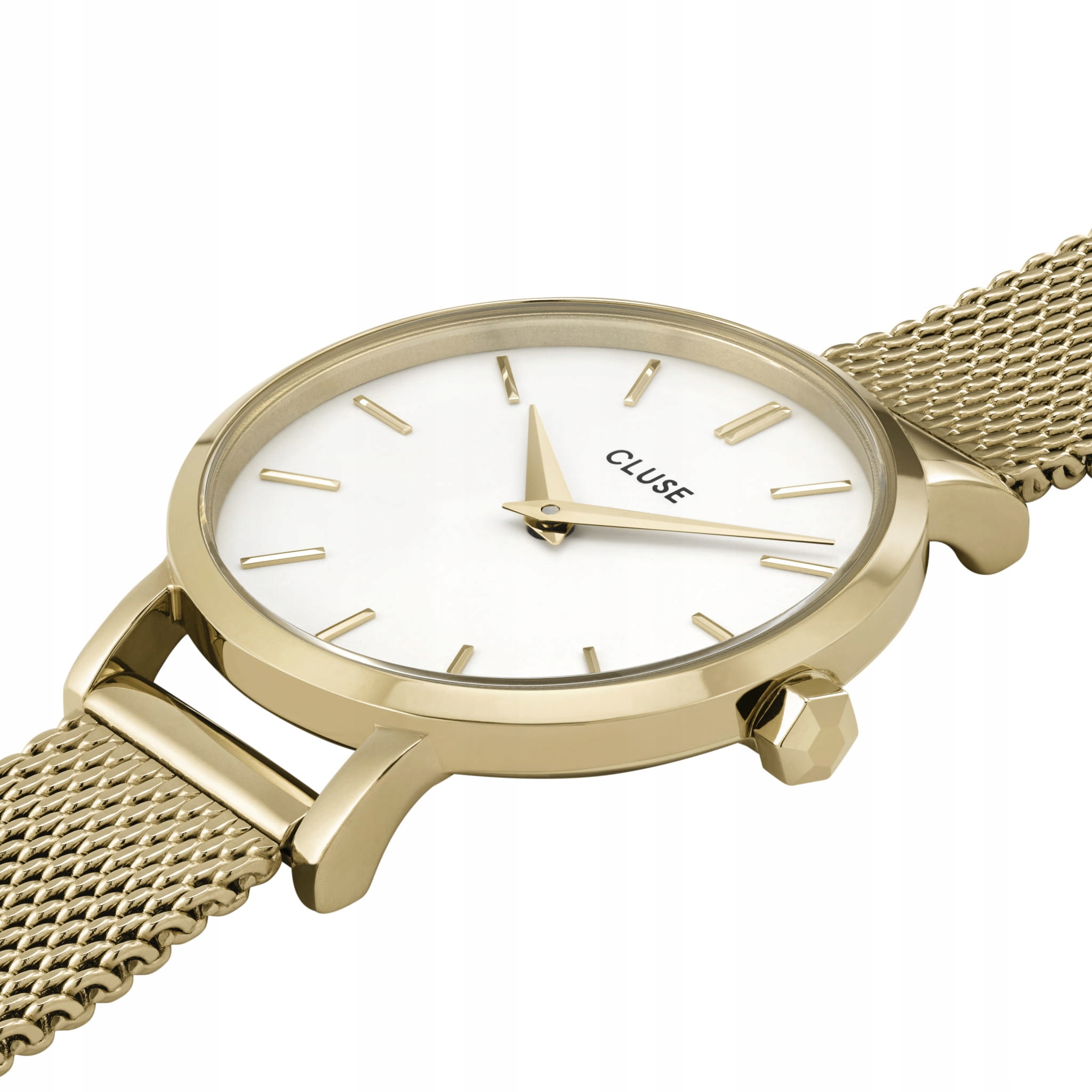 Zlaté Dámské Hodinky Cluse CW0101211001 La Bohème Petite Mesh Gold Box
