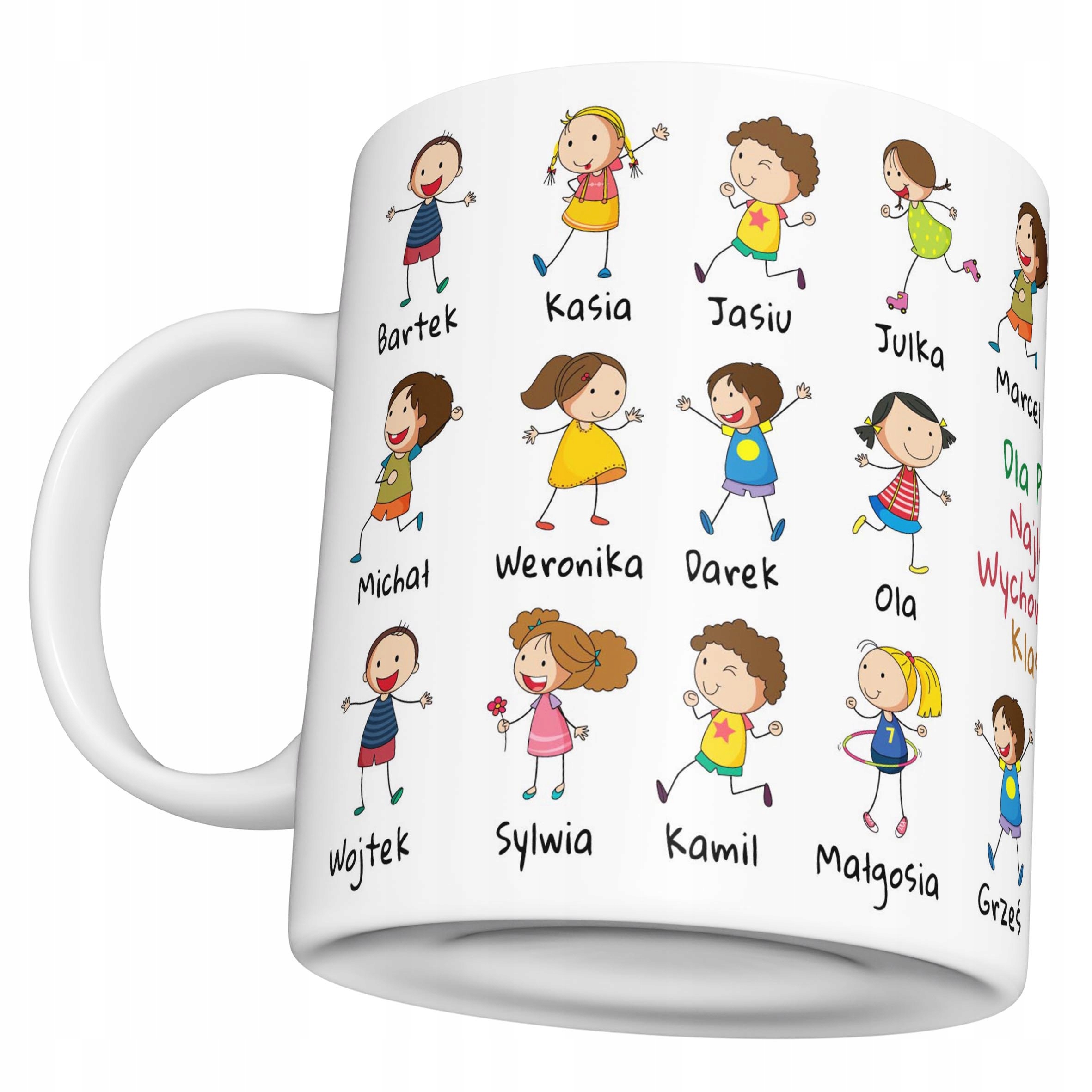 

Kubek dla Nauczyciela Personalizowany Imiona
