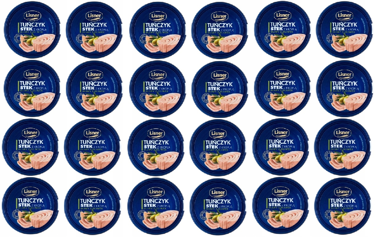 Levně 24 x 120 g Lisner Tuňák steak s kapkou olivového oleje Karton