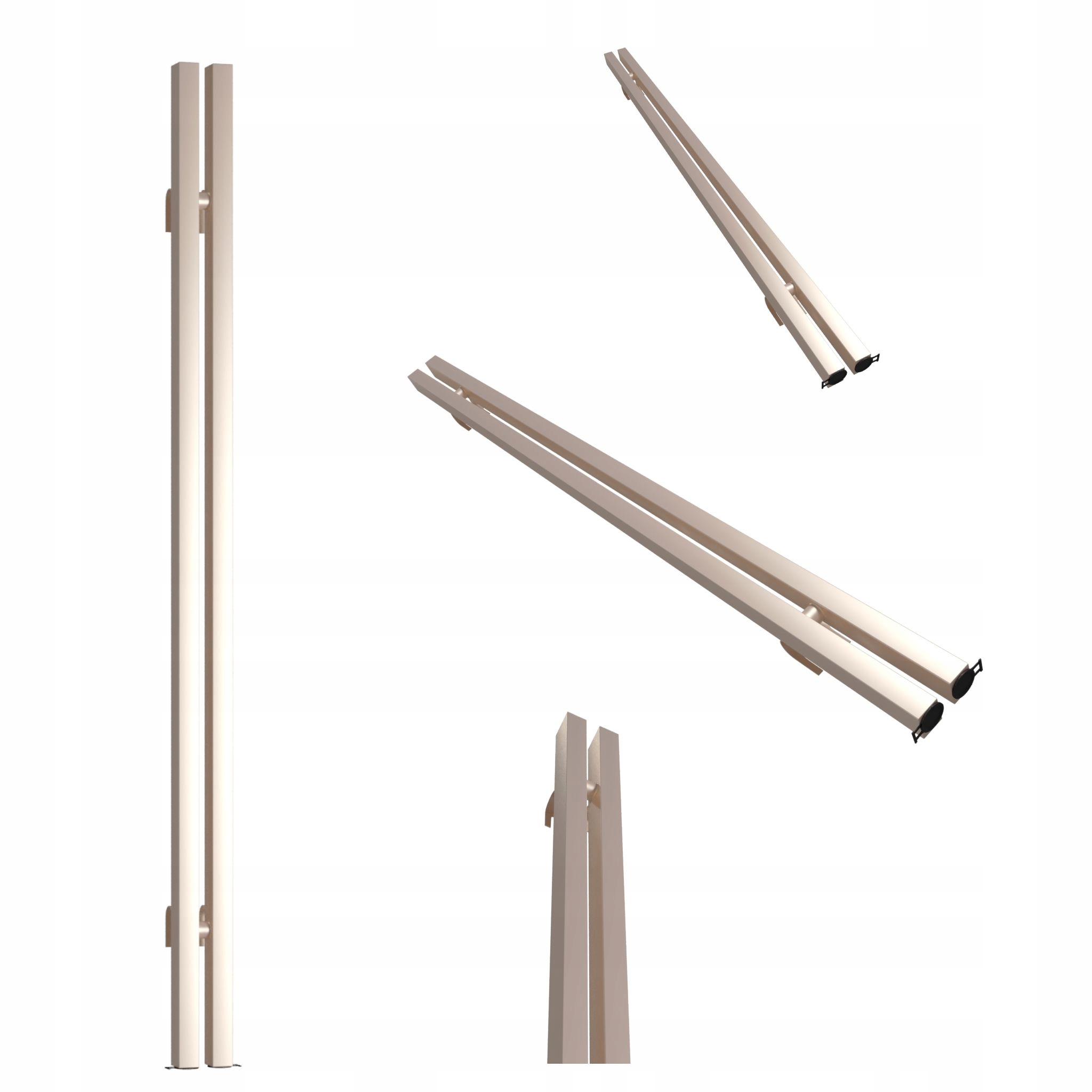 Dekorativní radiátor Bigben 140x8 zlatý růžový