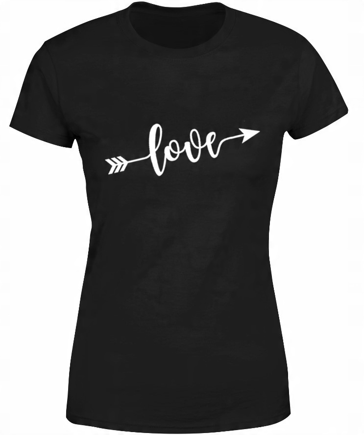 

T-shirt Koszulka Damska Love Miłość S-xxl Tu XXL