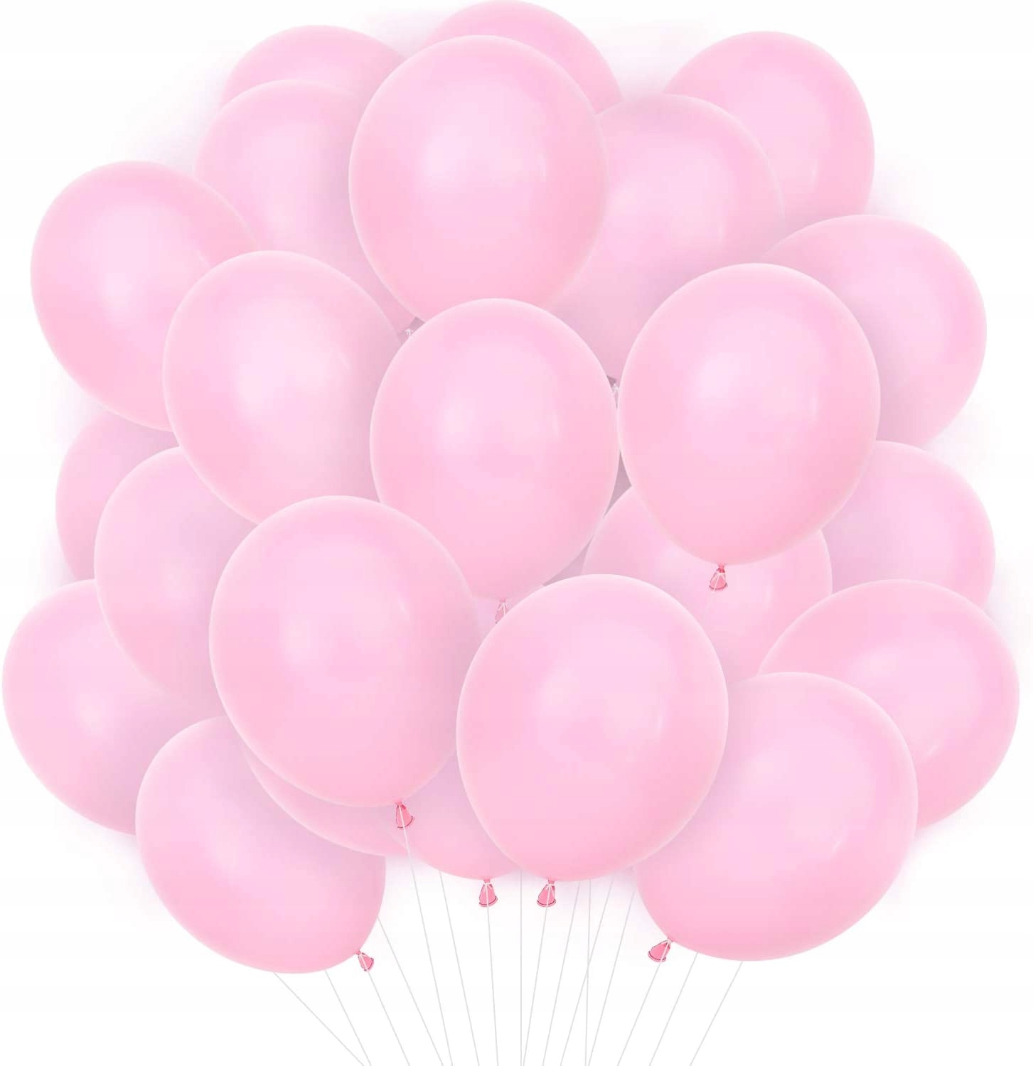 

Balony j. różowe Duże pastelowe pink rose wesele