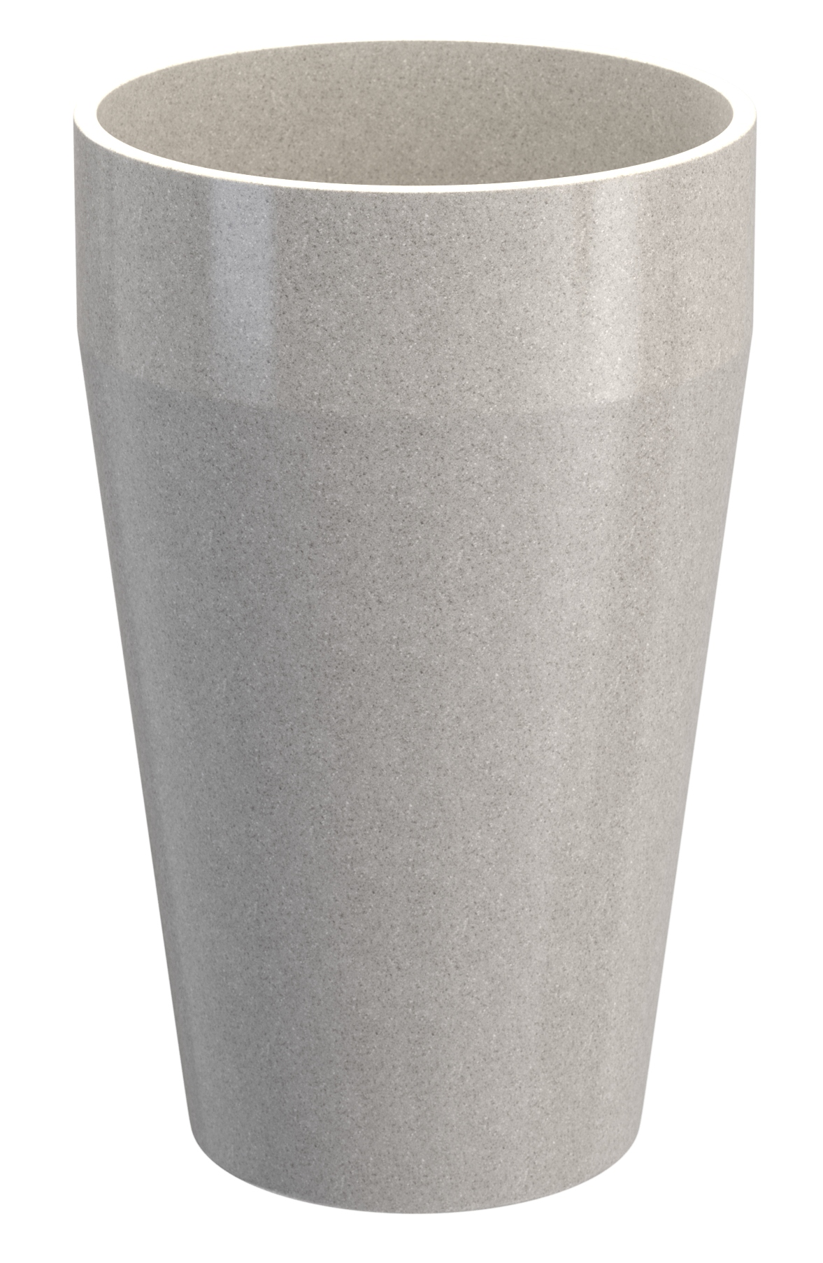 Béžová Oválna Kvetináčka Florina High M Granit terasa