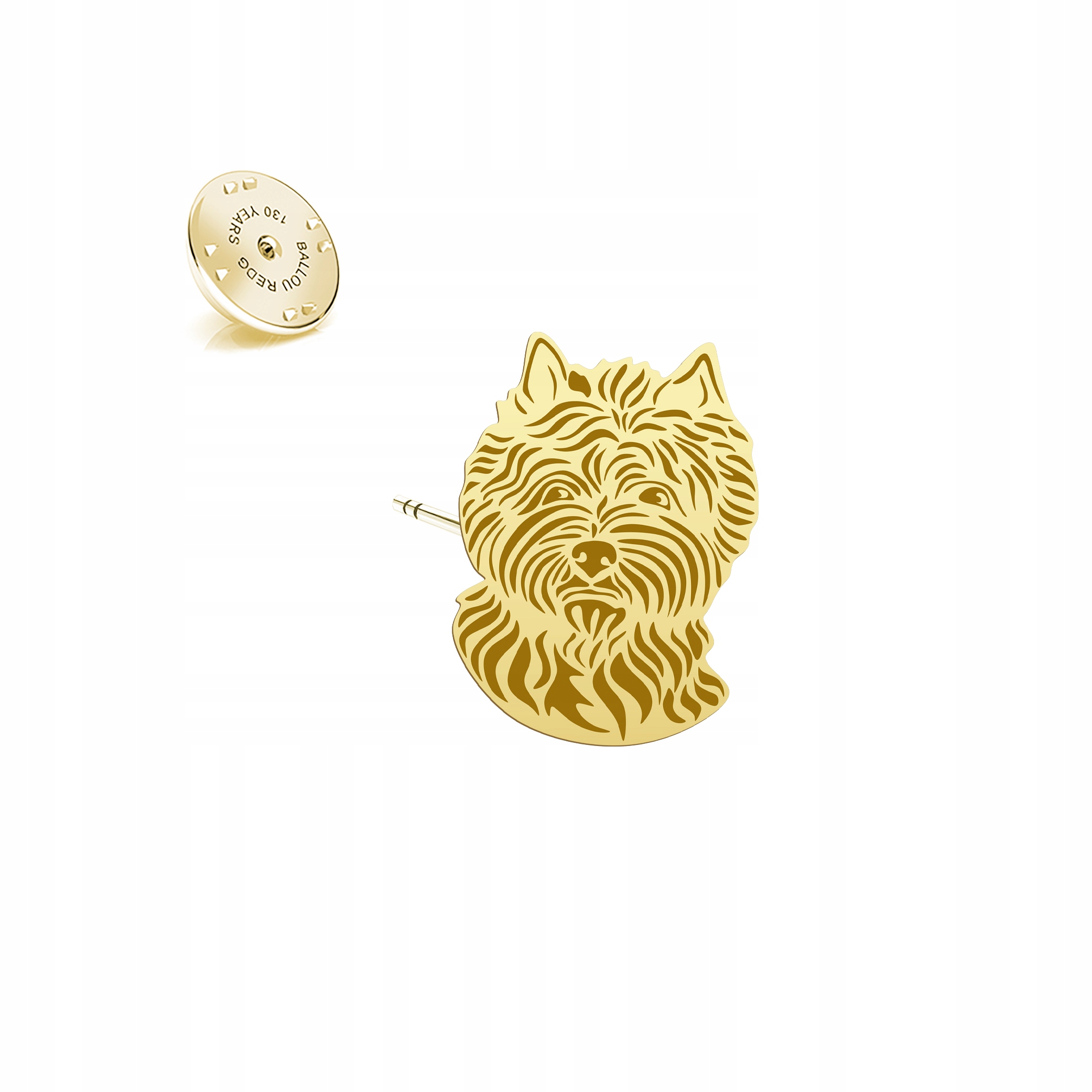 Odznak Cairn Terrier Pin 925 Šperky Dárek Žena Dedikace