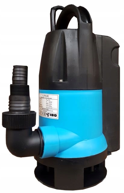 Pompa zatapialna Ipk 400 W 7500 l/h Ibo! Mała pompa z wbudowanym pływakiem!