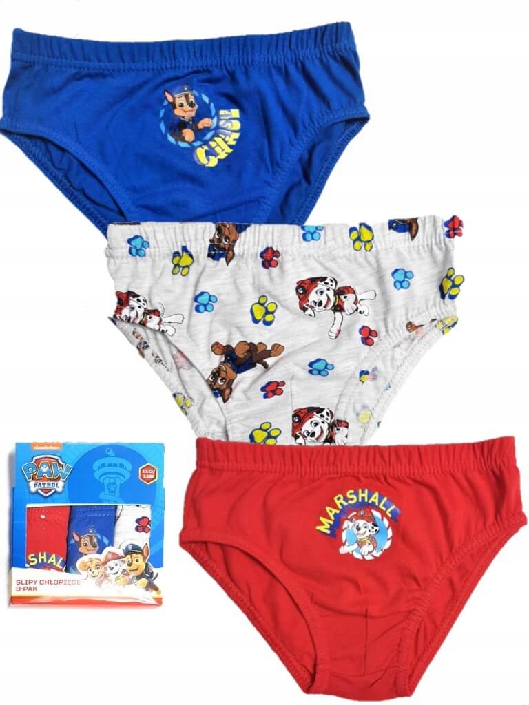 

Slipy Majtki chłopięce 122/128 psi patrol 3-pak