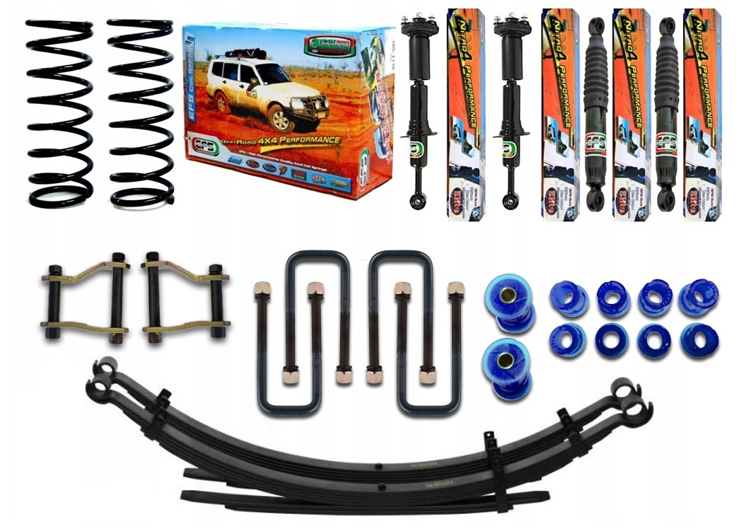 NIS-125E - Пружинна підвіска Lift + 2 дюйма NAVARA D40 EFS D