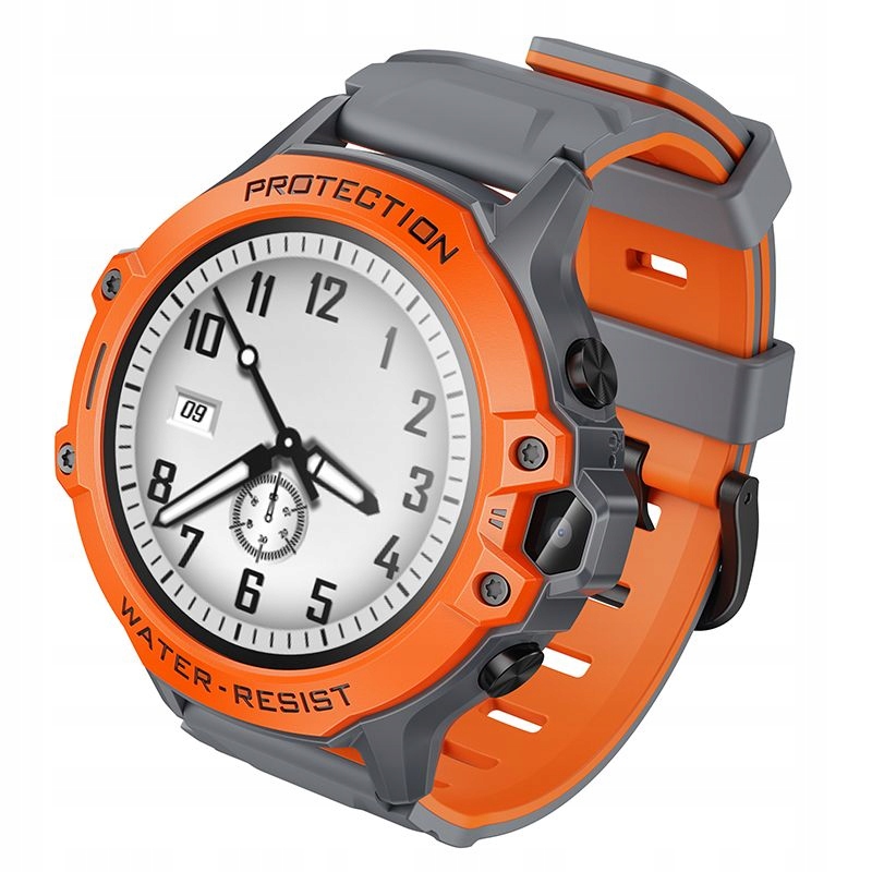 Chytré Hodinky pro děti Hoco 1,28 4G Gps s funkcí hovoru Y107, oranžové