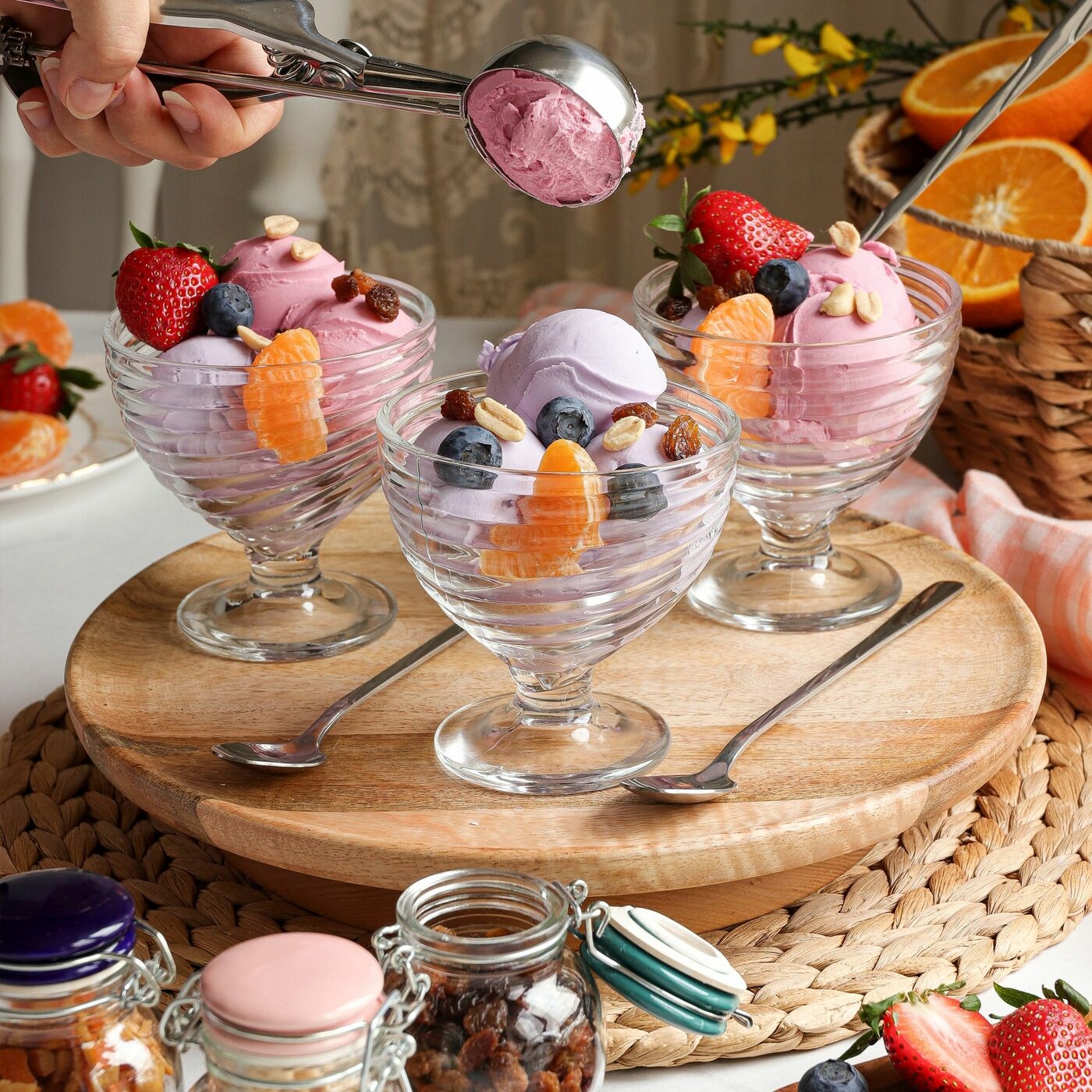 PUCHARKI do DESERÓW 300ml miseczki do LODÓW Tadar 6szt.Vesta Tadar Pojemność 300 ml