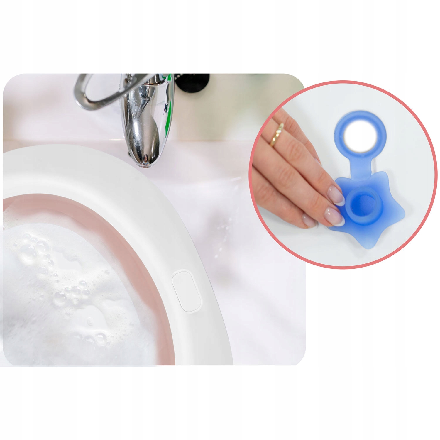 WANIENKA SKŁADANA DZIECKA NIEMOWLAKA TURYSTYCZNA Materiał silikon