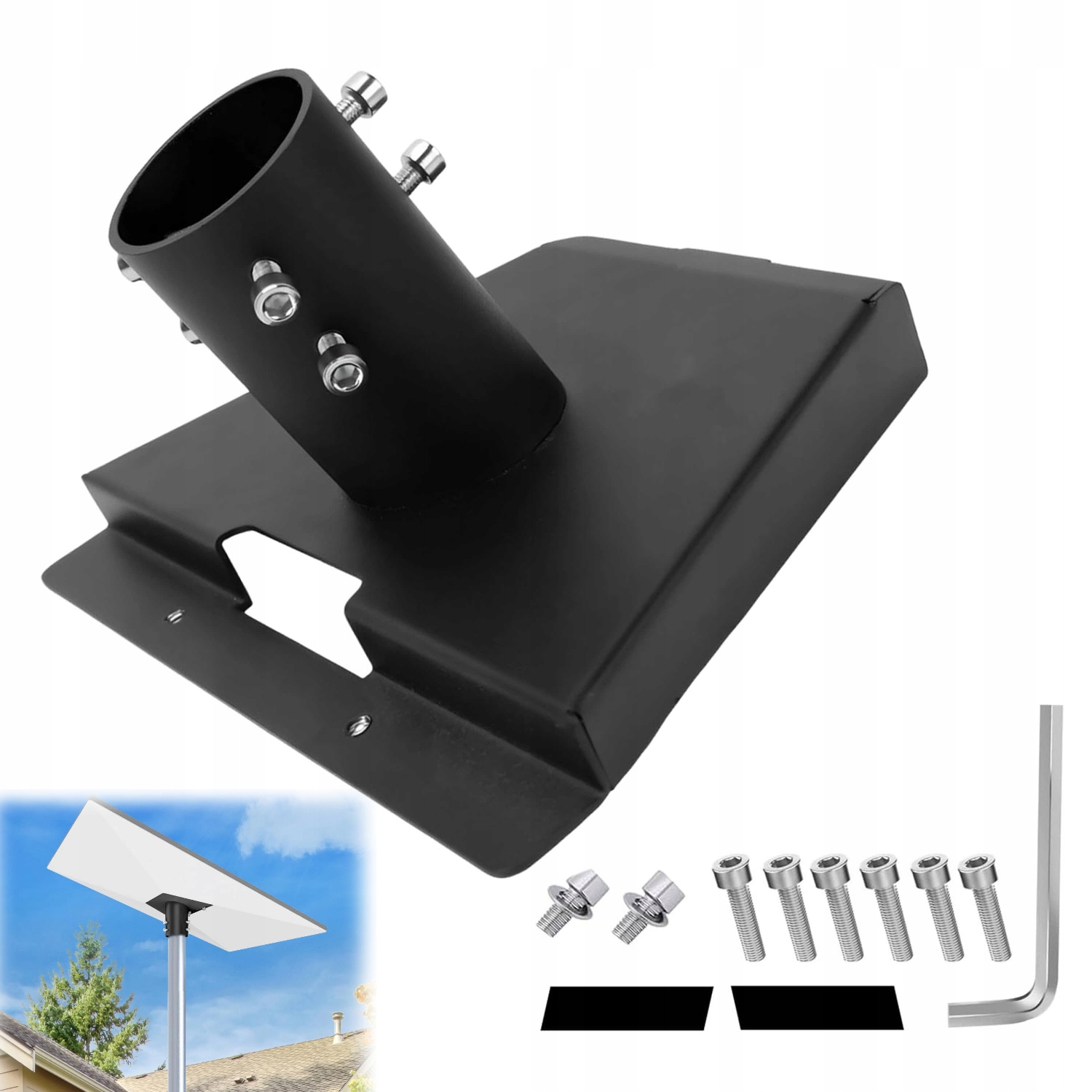 Starlink Gen 3 Adapter do rur Starlink Uchwyt słupowy do naczynia i podpórk