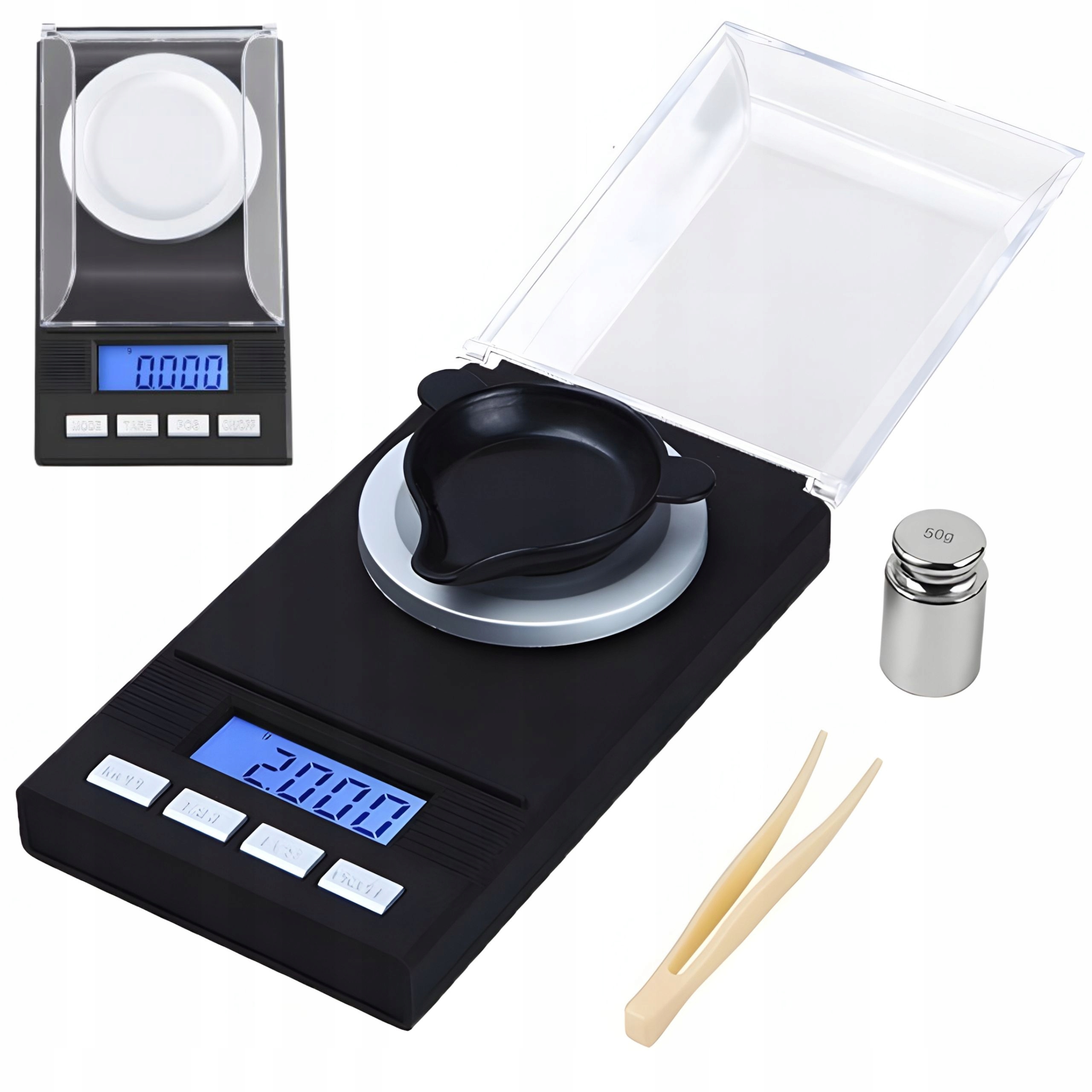 Precyzyjna Waga Jubilerska Dokładność 0,001g 100g Elektroniczna Kuchenna