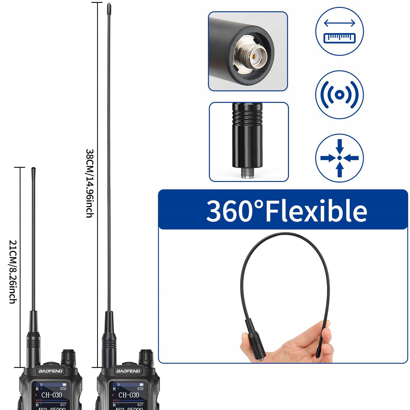 2X Radiotelefon krótkofalówka Baofeng UV-21 Pro 10W Rodzaj krótkofalówka