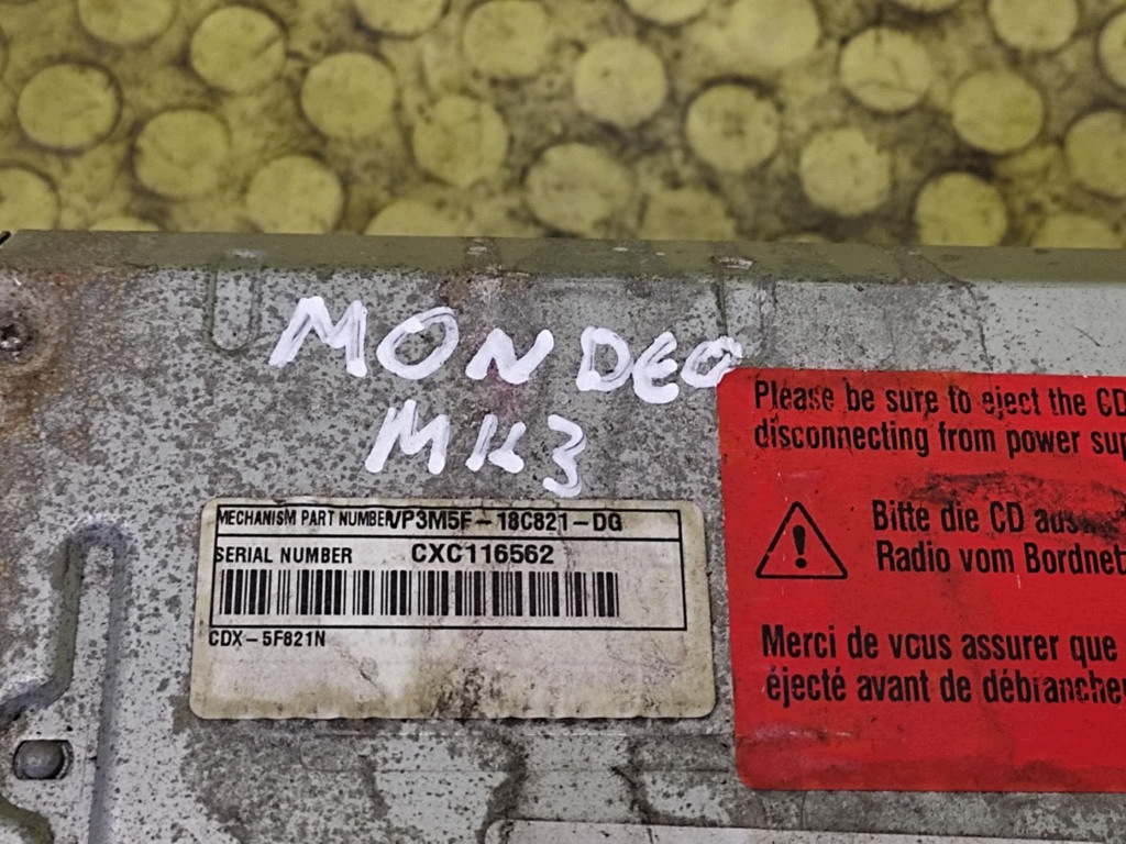 FORD MONDEO MK3 RADIO Navigation 5S7T10E889AA