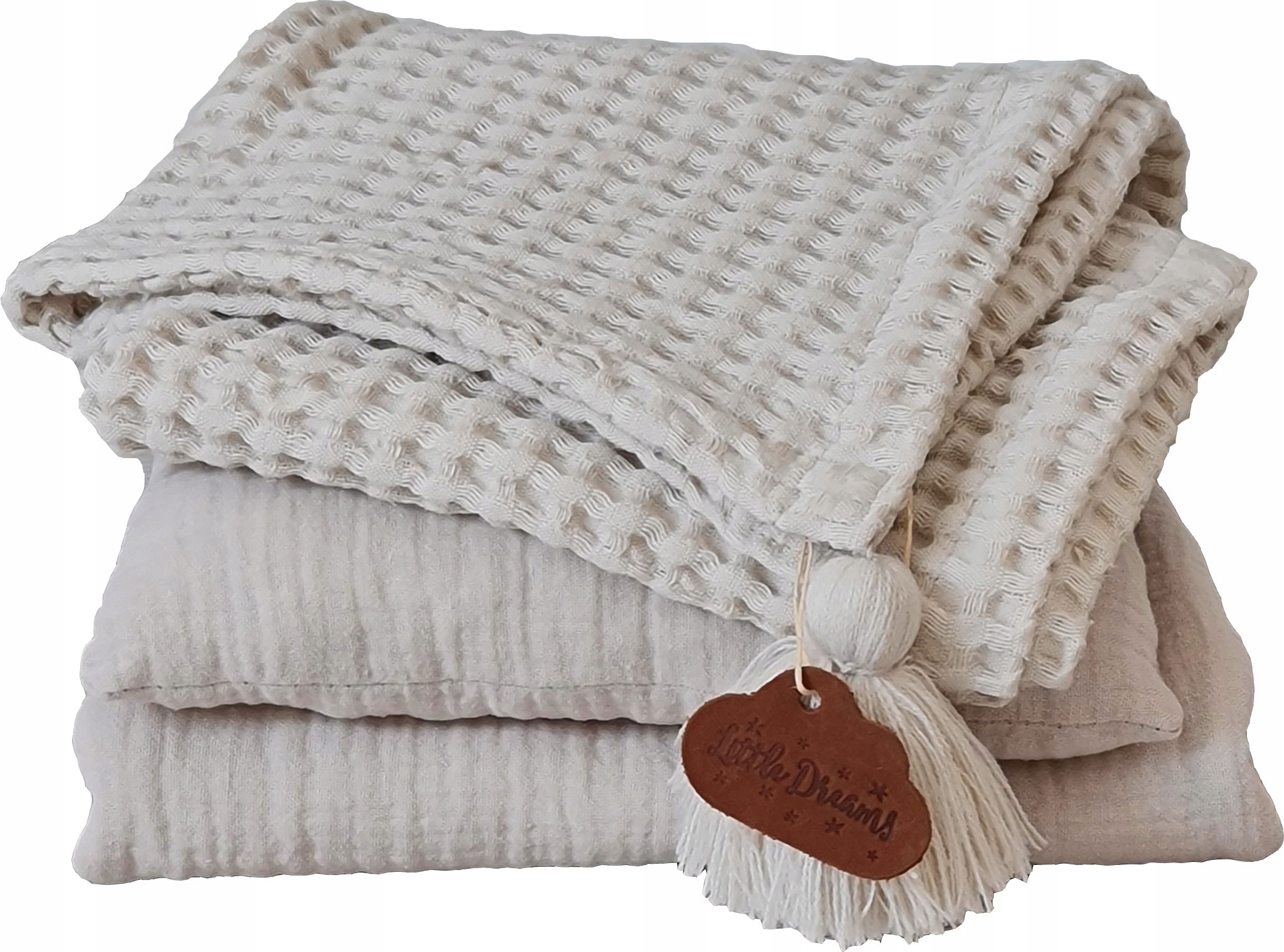 

Pościel Dla Lalek Do Wózka Muślin Len Naturalny